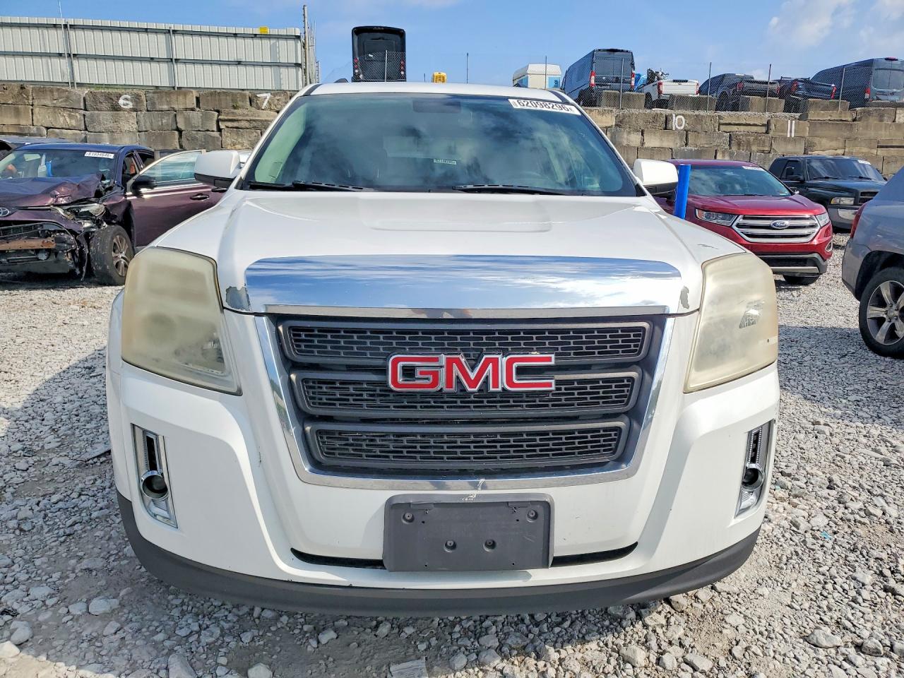 2013 Gmc Terrain Sle White vin: 2GKALSEK2D6115346