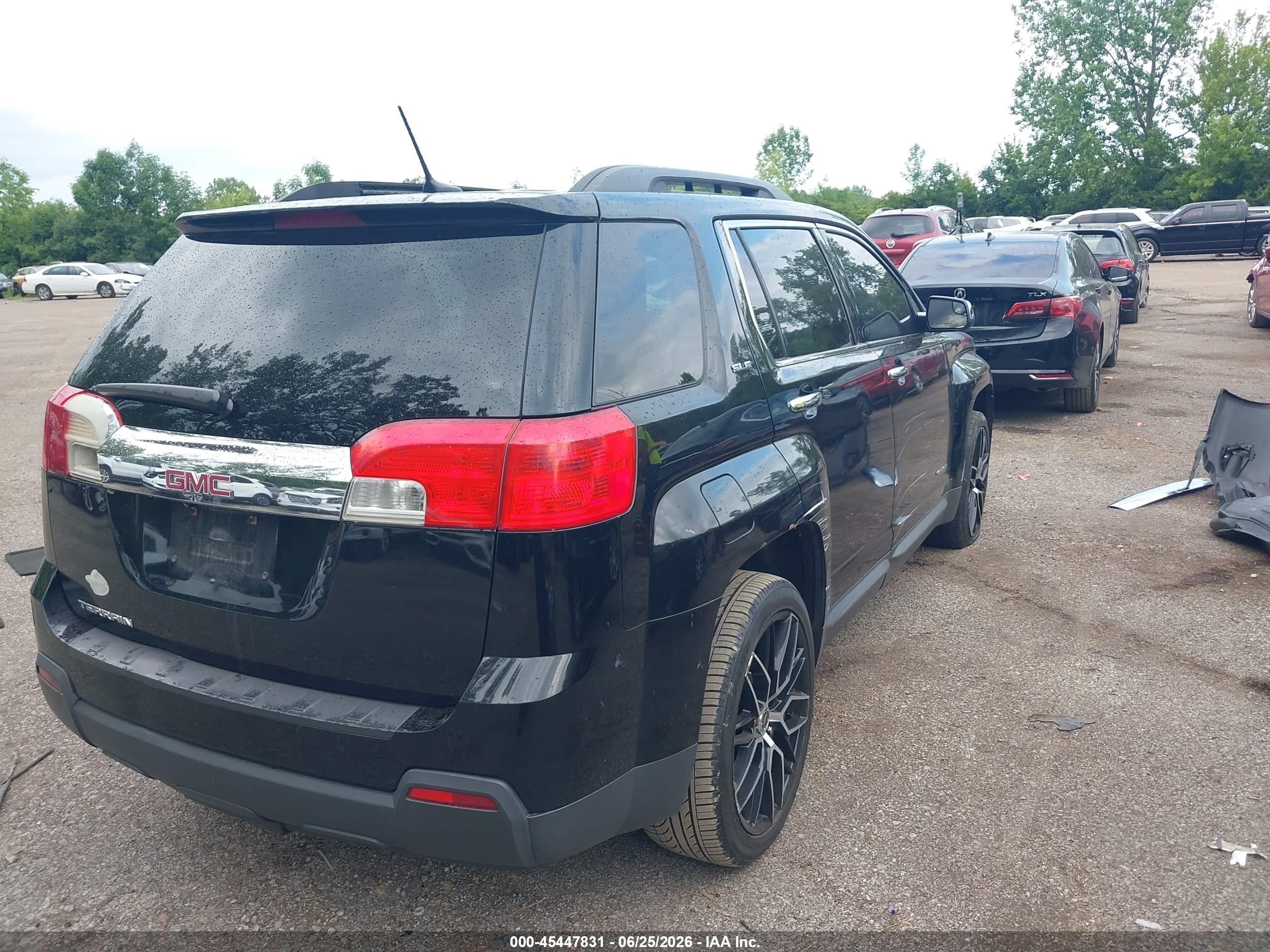 2013 Gmc Terrain Sle-2 Black vin: 2GKALSEK2D6366044
