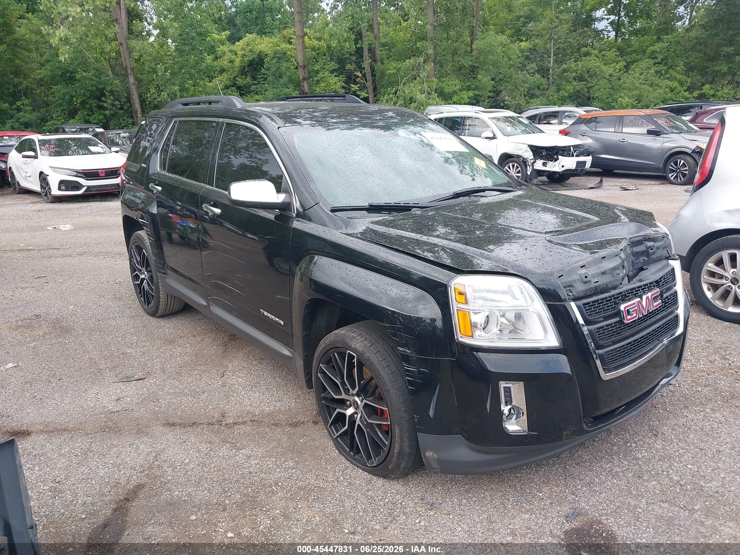 2013 Gmc Terrain Sle-2 Черный vin: 2GKALSEK2D6366044