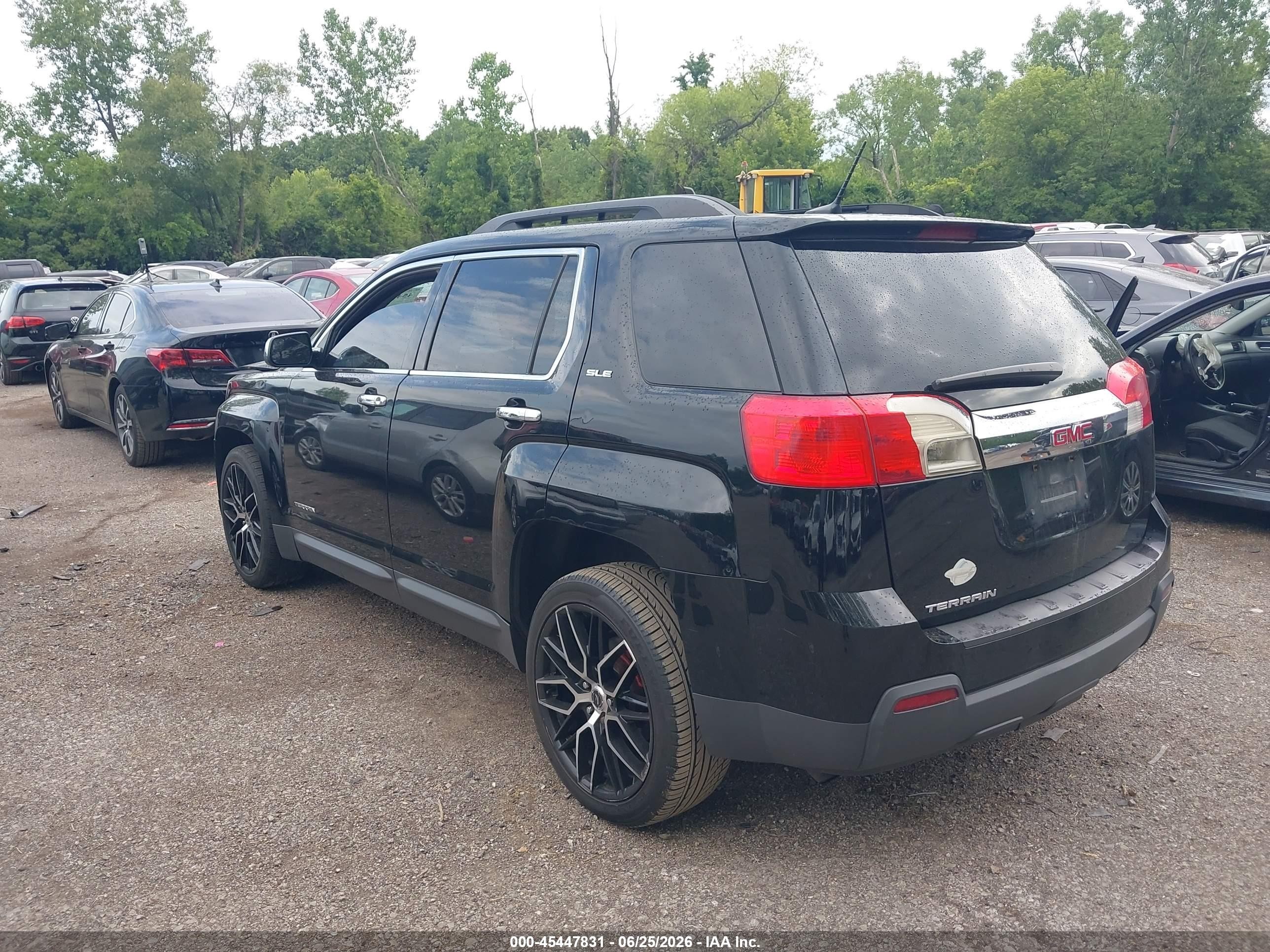 2013 Gmc Terrain Sle-2 Black vin: 2GKALSEK2D6366044