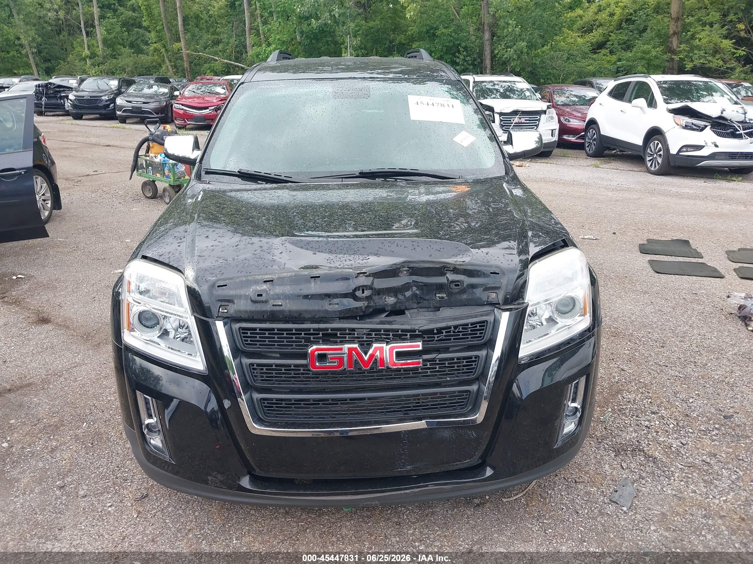 2013 Gmc Terrain Sle-2 Black vin: 2GKALSEK2D6366044