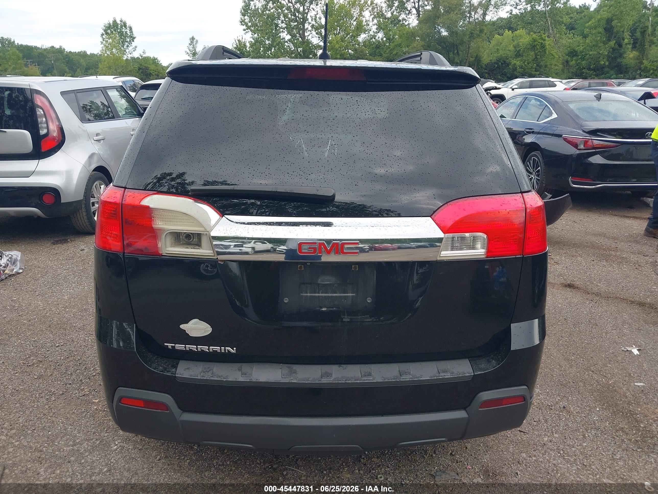 2013 Gmc Terrain Sle-2 Black vin: 2GKALSEK2D6366044