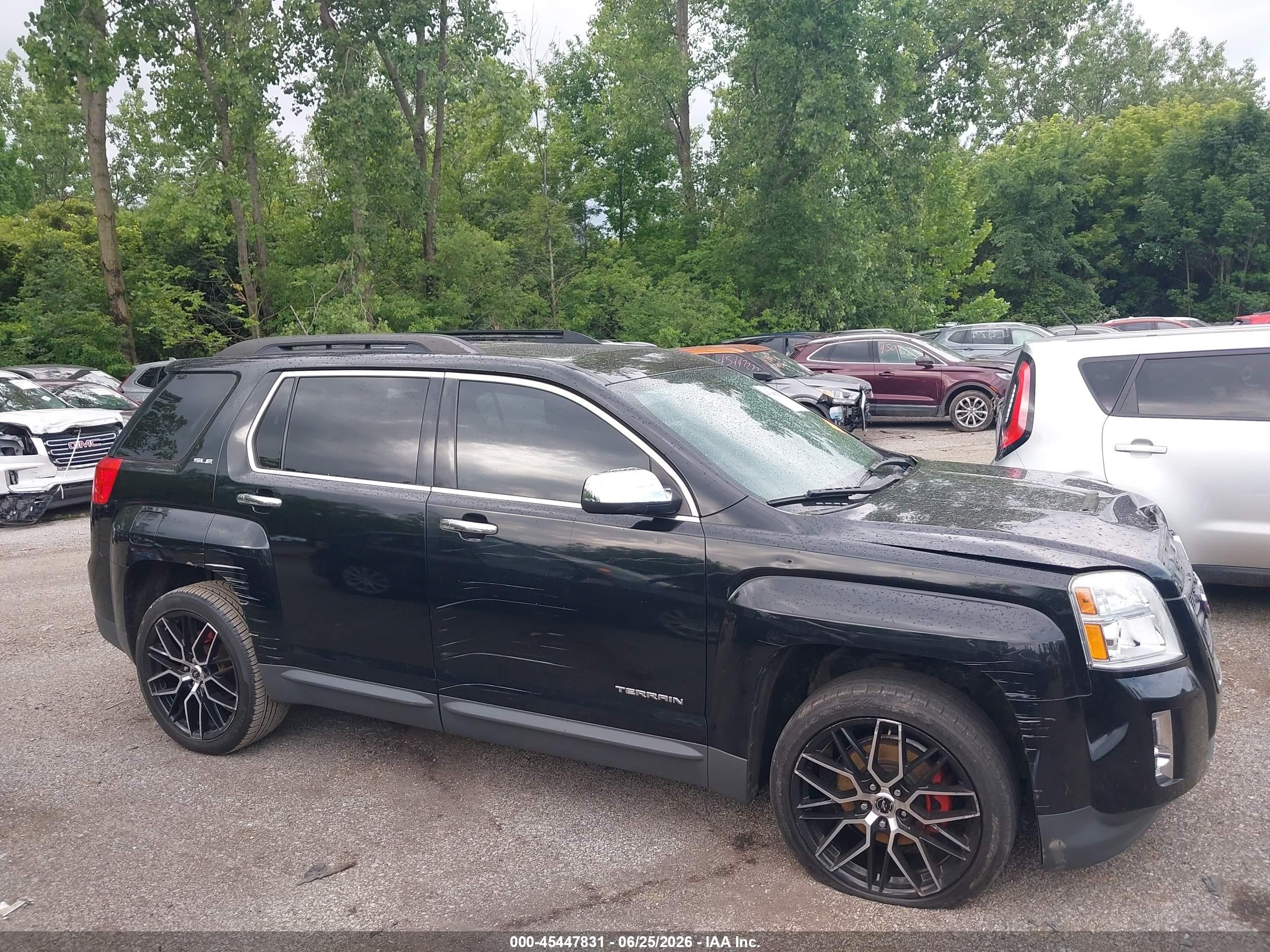 2013 Gmc Terrain Sle-2 Black vin: 2GKALSEK2D6366044