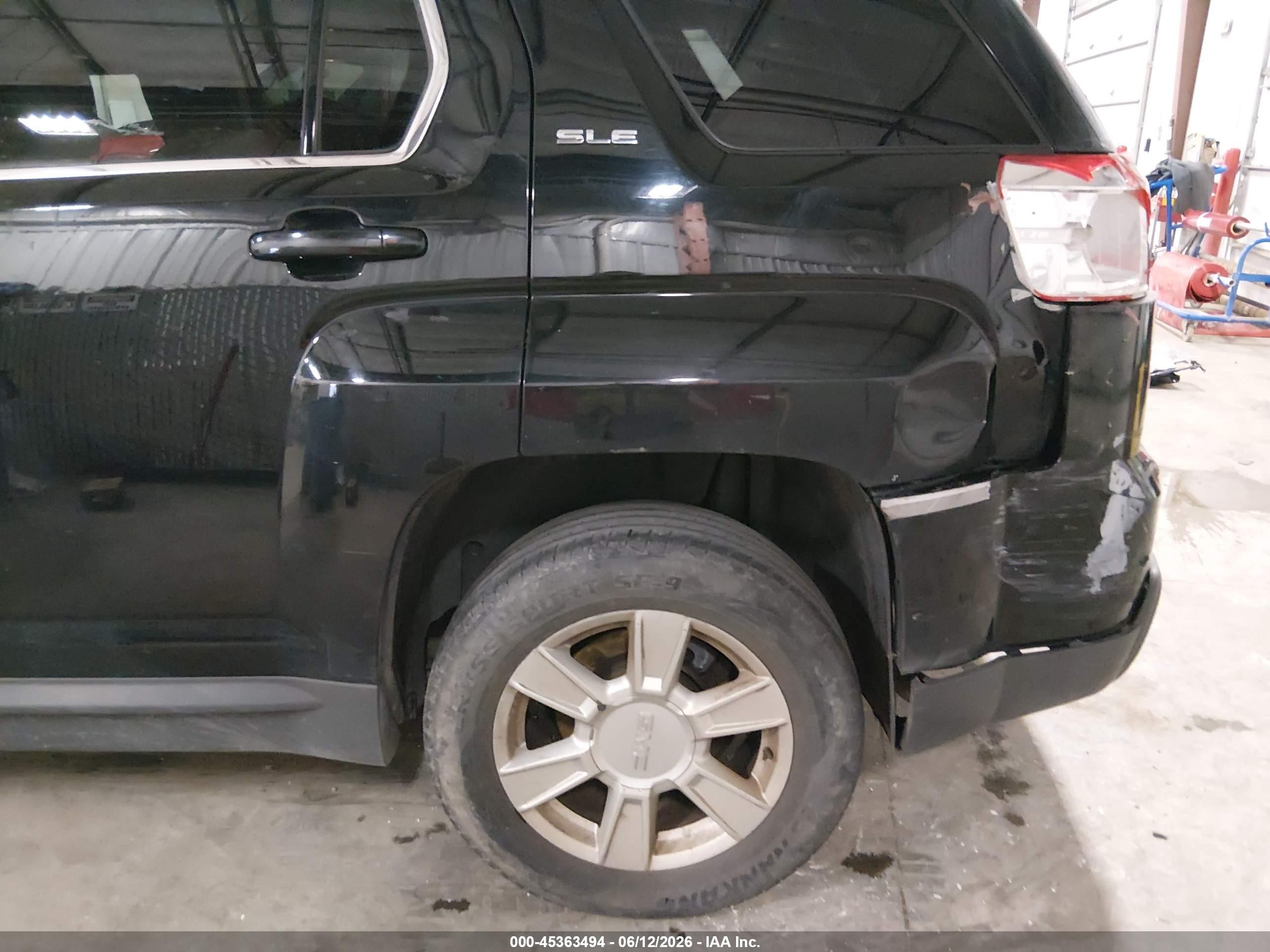 2013 Gmc Terrain Sle-2 Черный vin: 2GKALSEK2D6390442