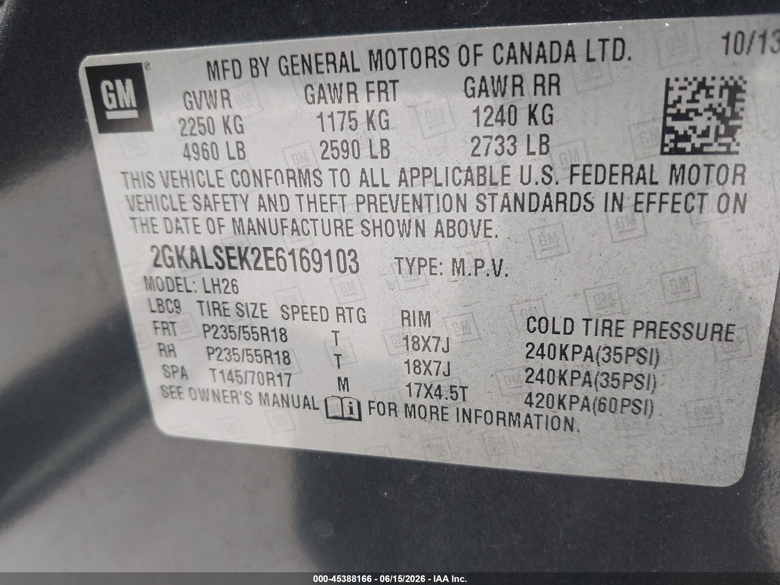 2014 Gmc Terrain Slt-1 Gray vin: 2GKALSEK2E6169103