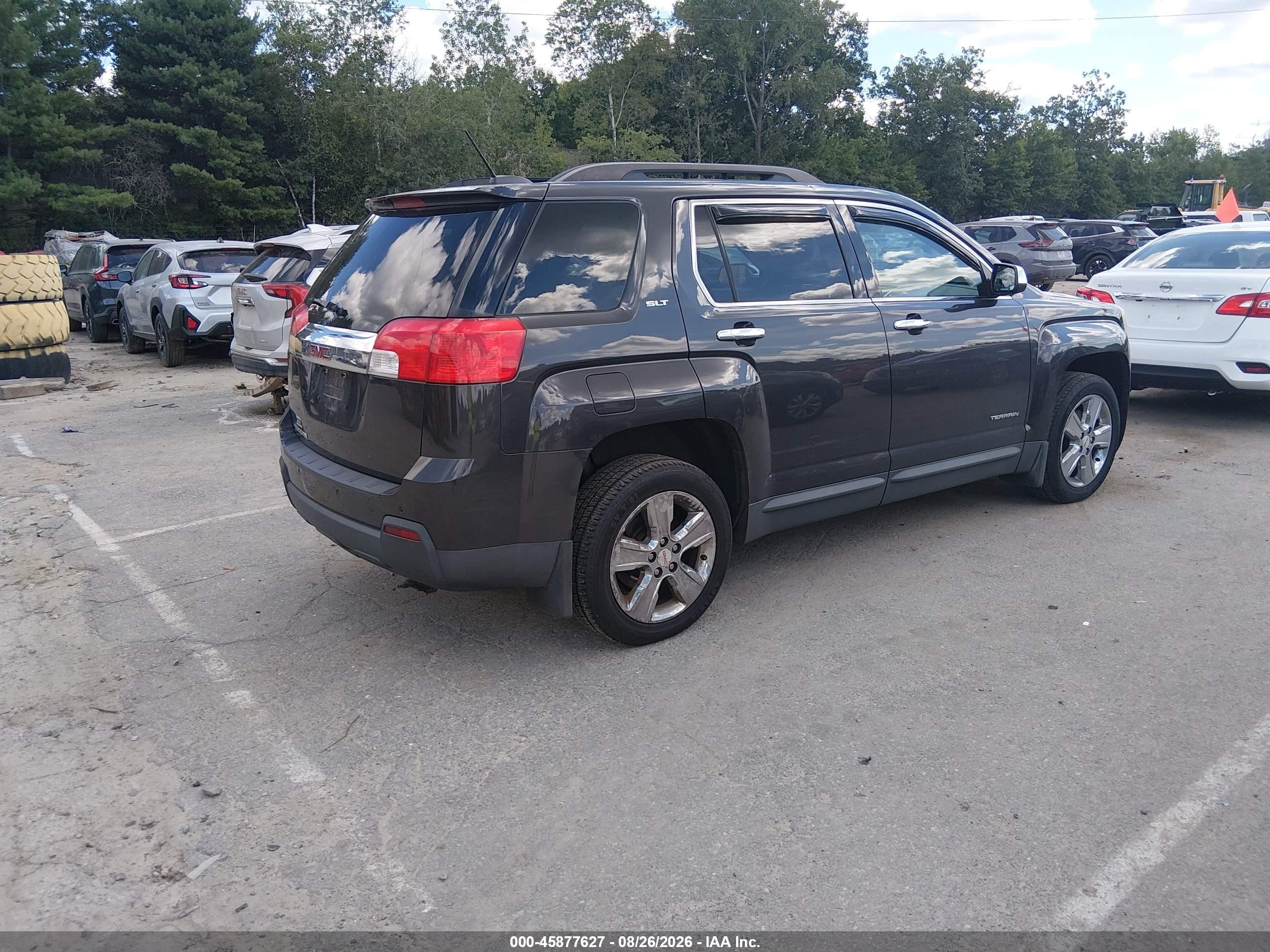 2015 Gmc Terrain Slt-1 Gray vin: 2GKALSEK2F6249292