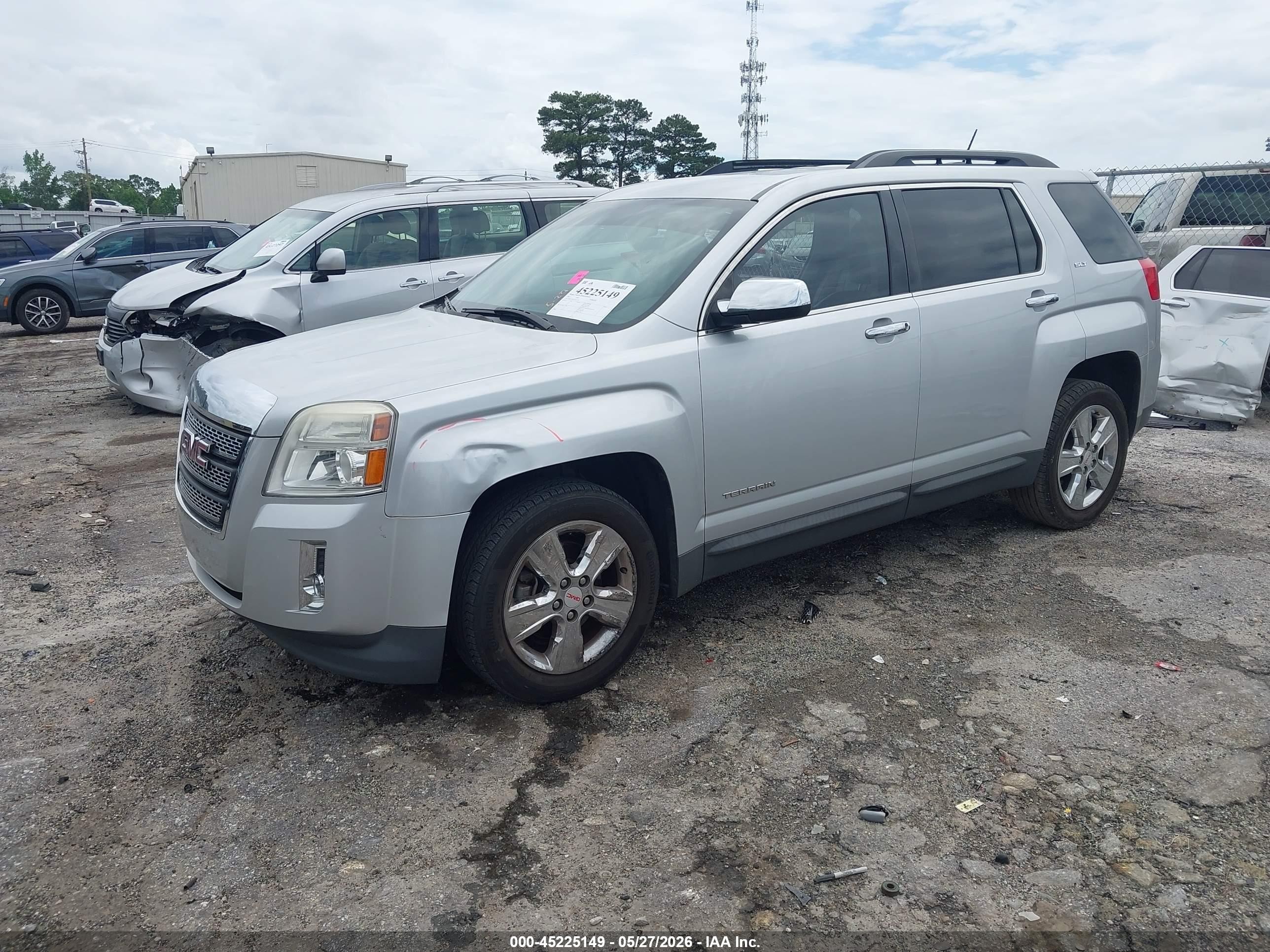 2015 Gmc Terrain Slt-1 Silver vin: 2GKALSEK2F6401703