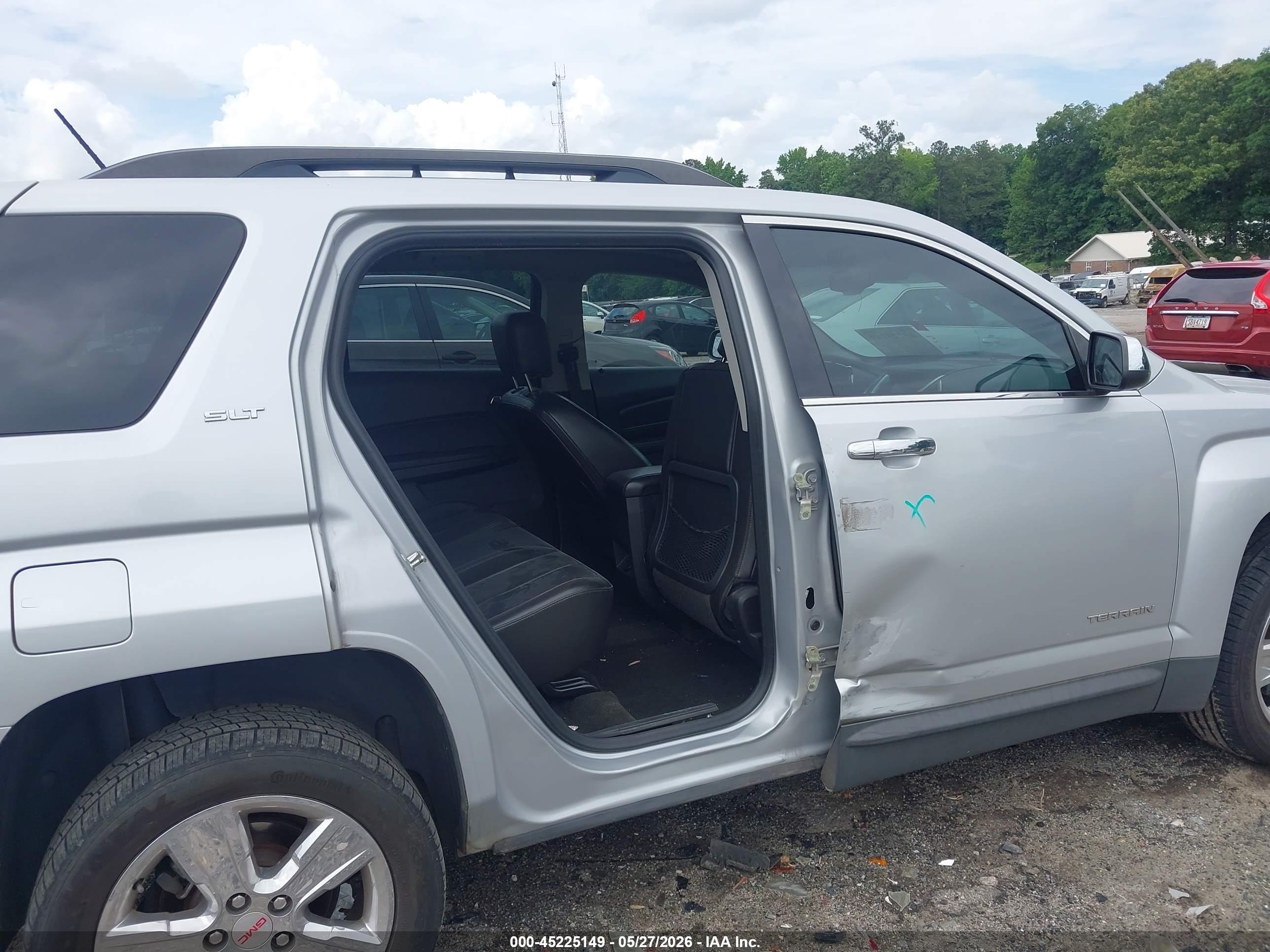 2015 Gmc Terrain Slt-1 Silver vin: 2GKALSEK2F6401703