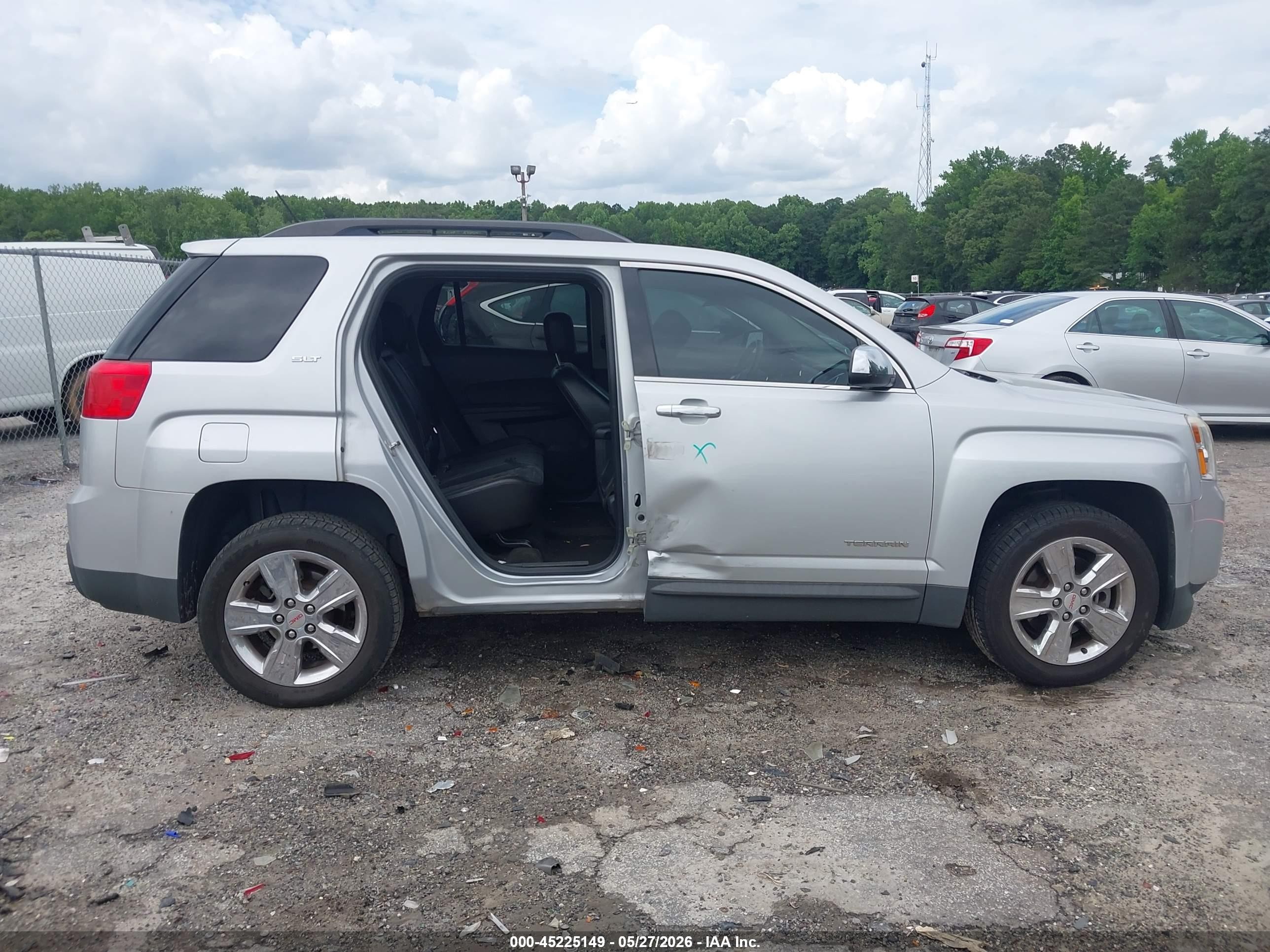 2015 Gmc Terrain Slt-1 Silver vin: 2GKALSEK2F6401703
