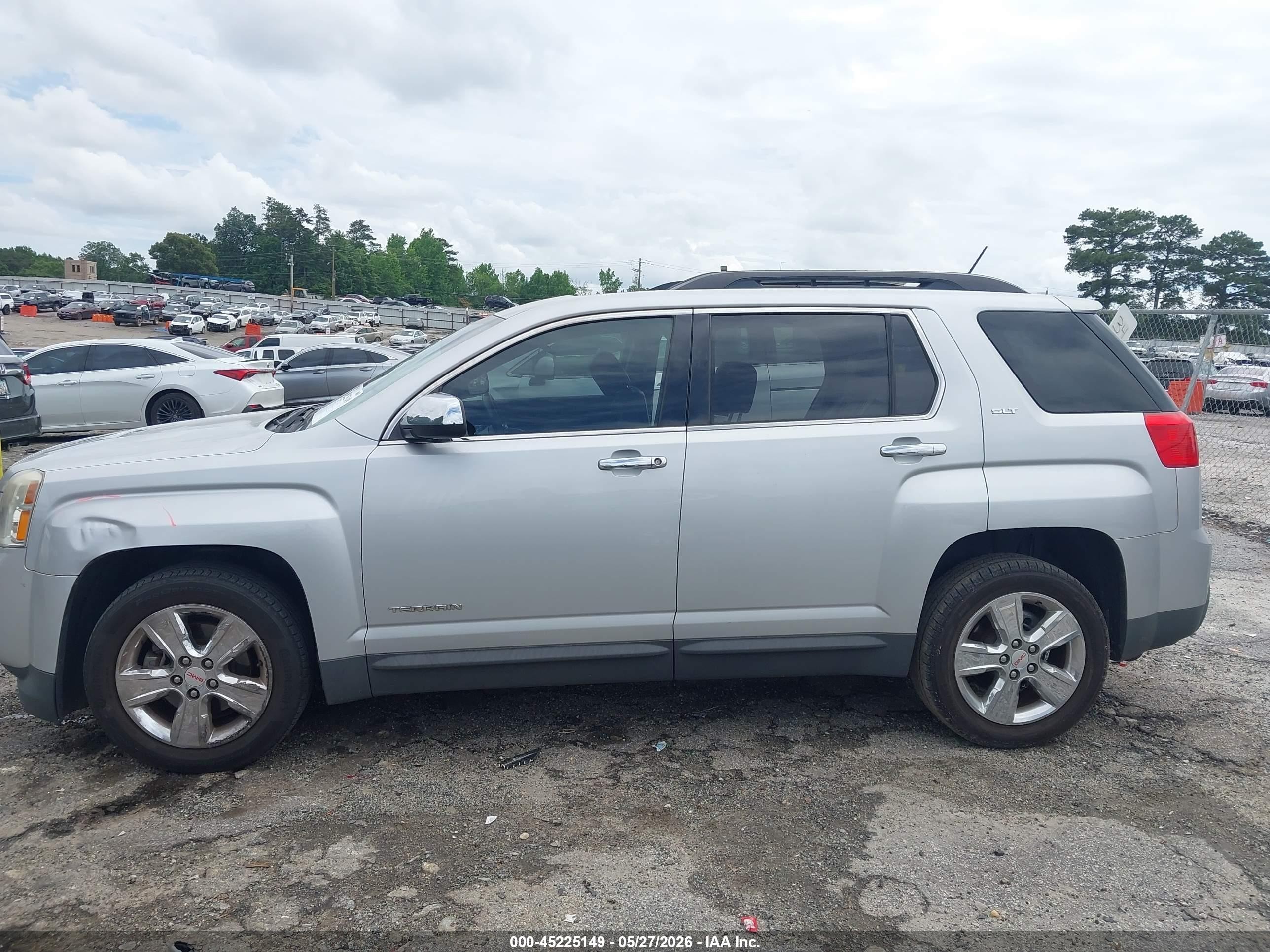 2015 Gmc Terrain Slt-1 Silver vin: 2GKALSEK2F6401703