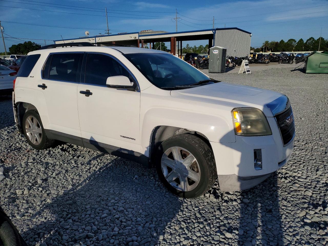2012 Gmc Terrain Sle White vin: 2GKALSEK3C6130081