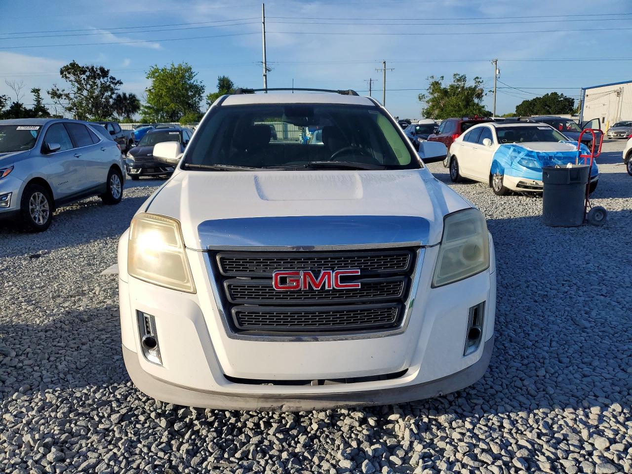 2012 Gmc Terrain Sle White vin: 2GKALSEK3C6130081
