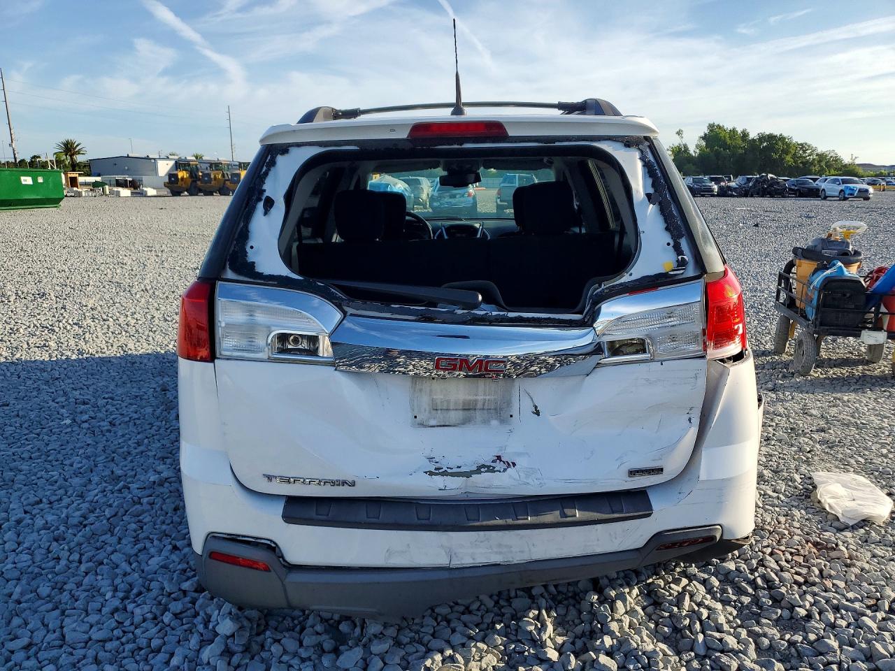 2012 Gmc Terrain Sle White vin: 2GKALSEK3C6130081