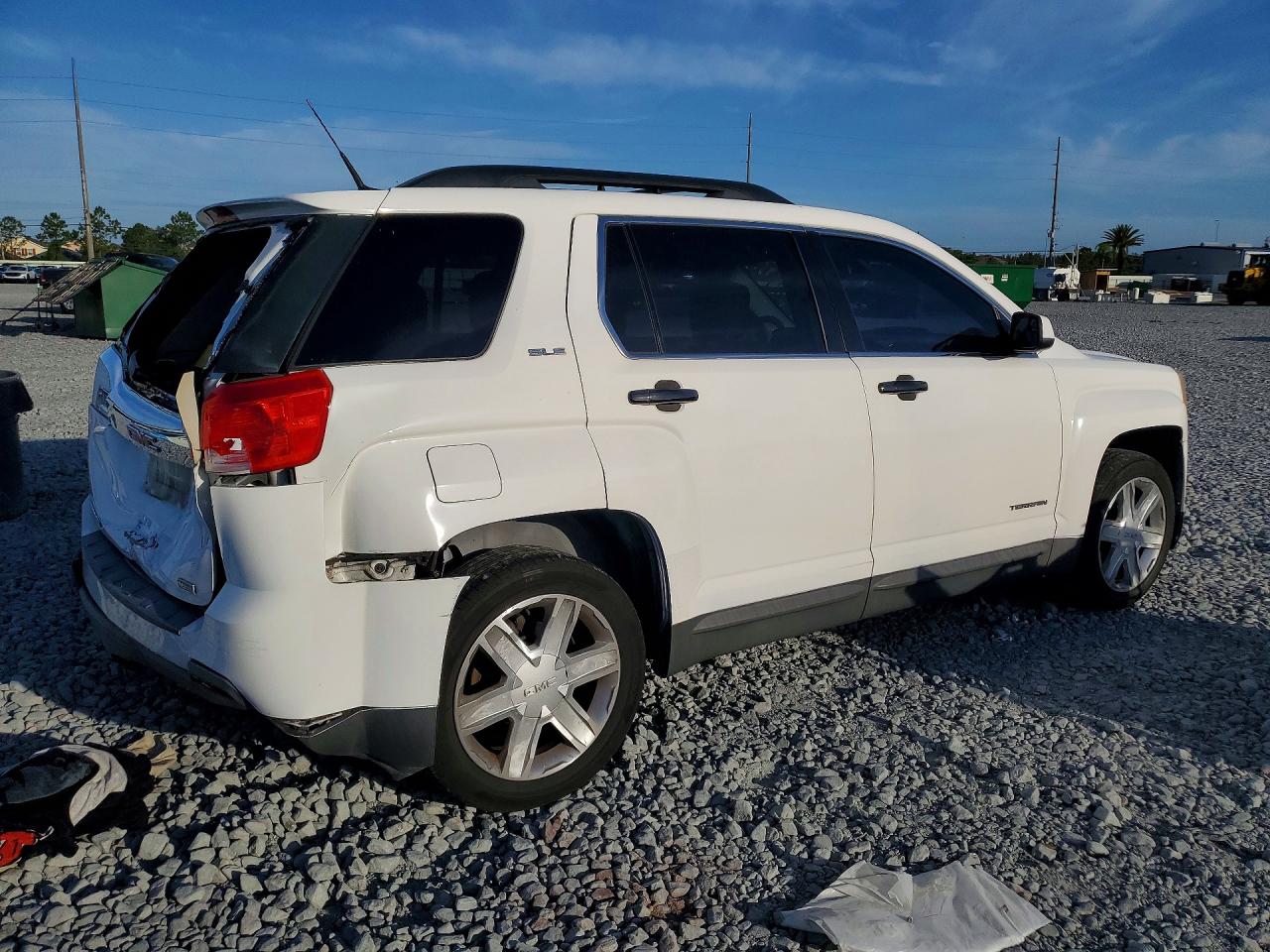 2012 Gmc Terrain Sle White vin: 2GKALSEK3C6130081