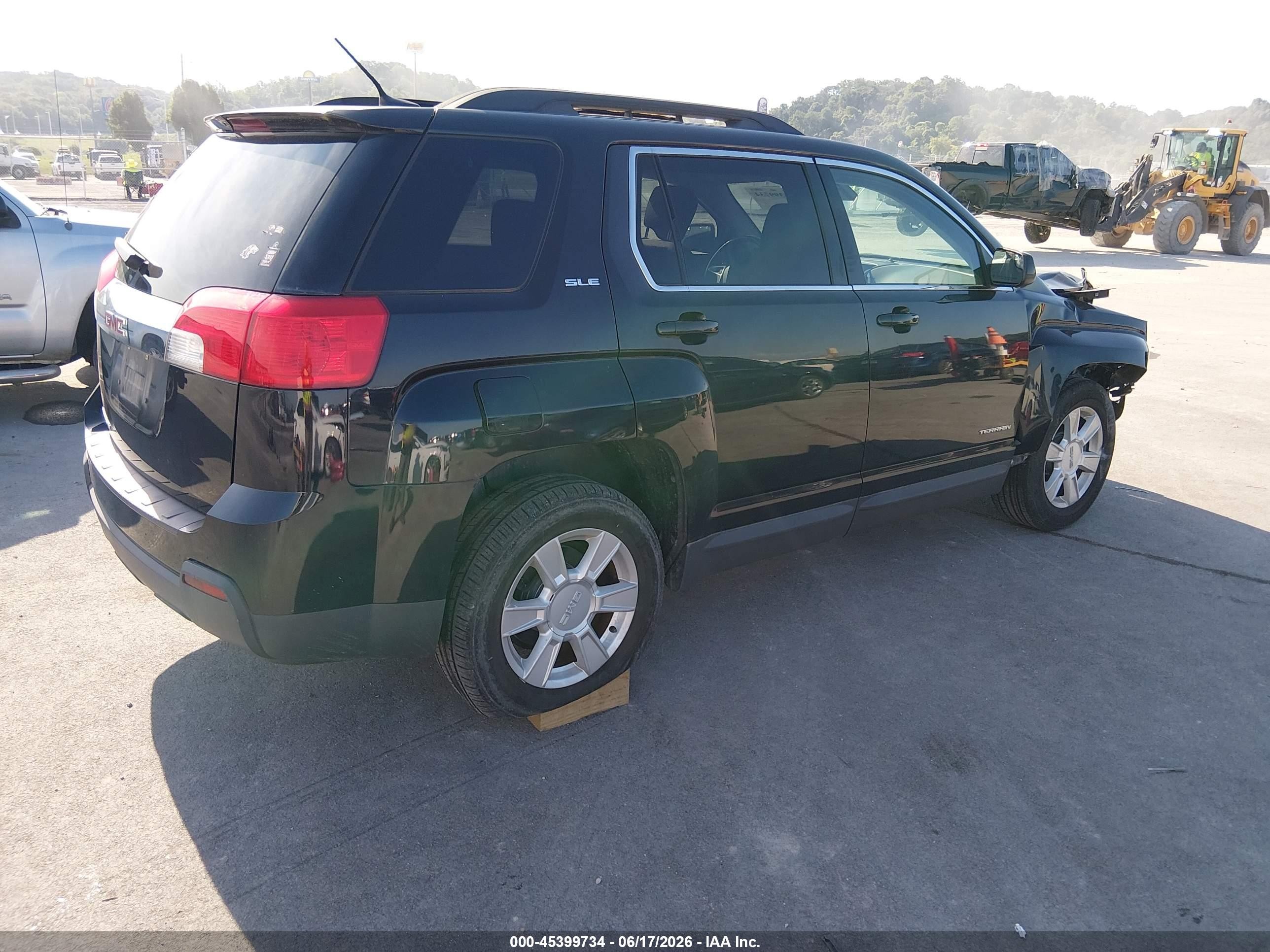 2013 Gmc Terrain Sle-2 Black vin: 2GKALSEK3D6282430
