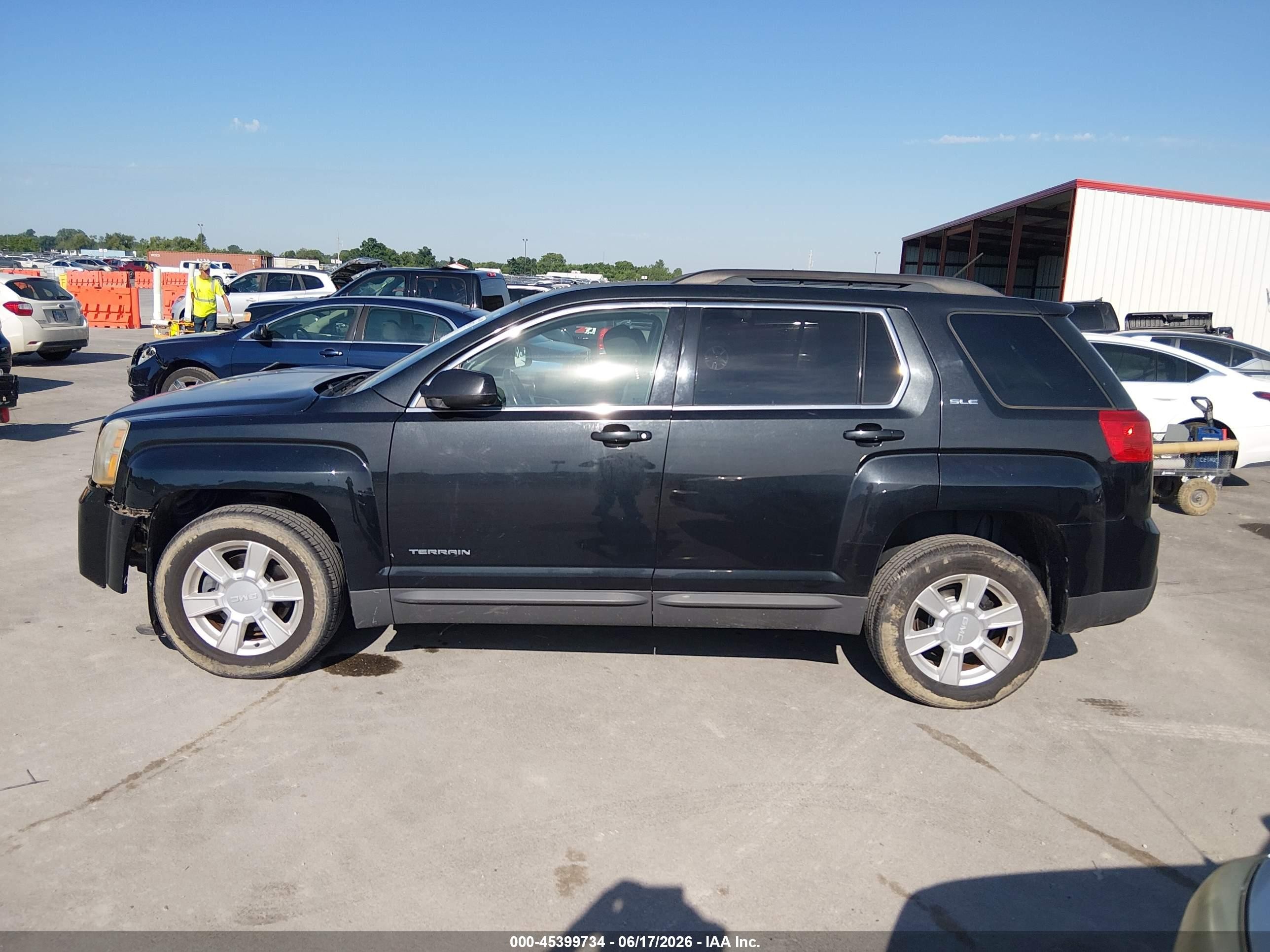 2013 Gmc Terrain Sle-2 Black vin: 2GKALSEK3D6282430