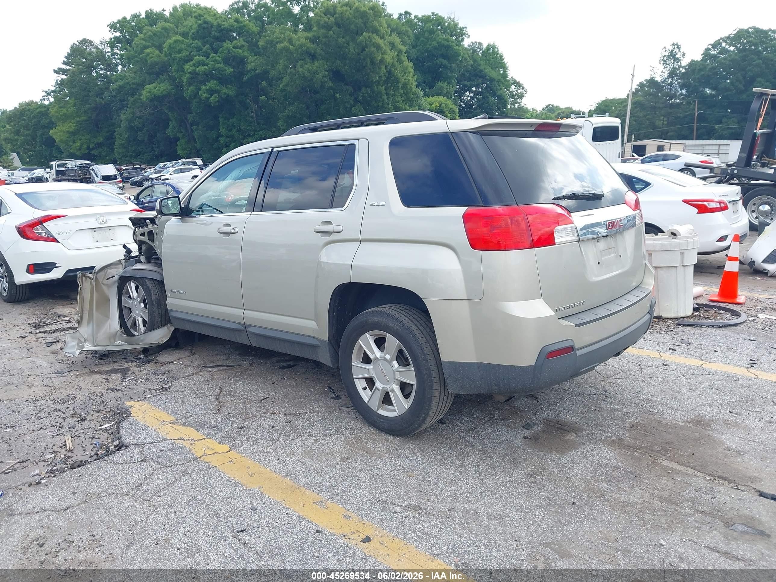 2013 Gmc Terrain Sle-2 Beige vin: 2GKALSEK3D6330864