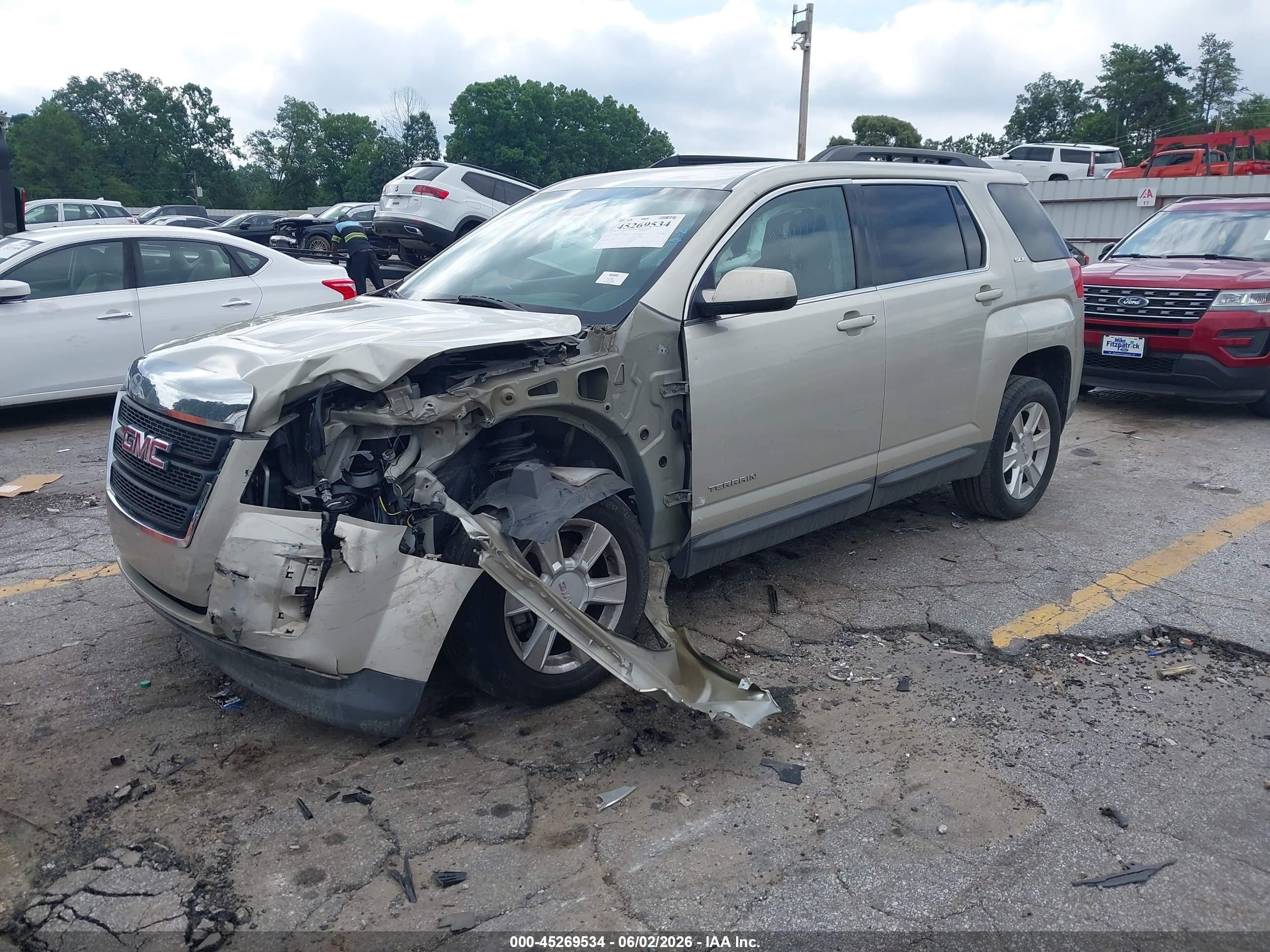 2013 Gmc Terrain Sle-2 Beige vin: 2GKALSEK3D6330864