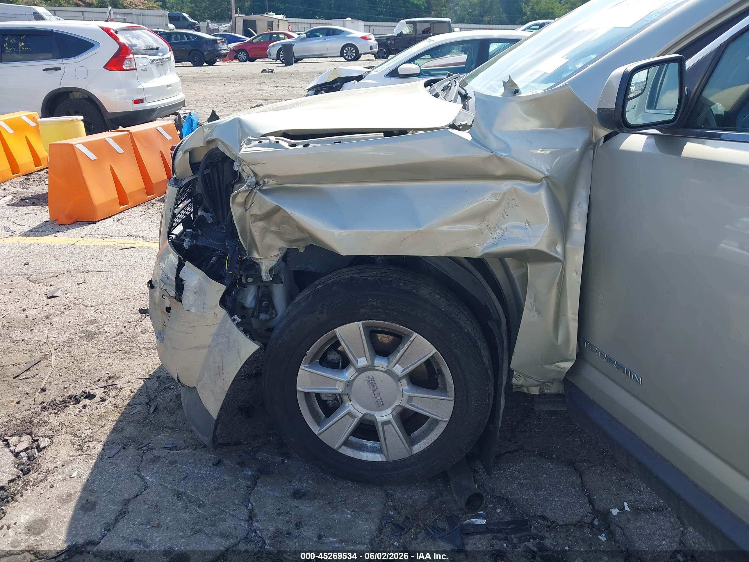 2013 Gmc Terrain Sle-2 Beige vin: 2GKALSEK3D6330864