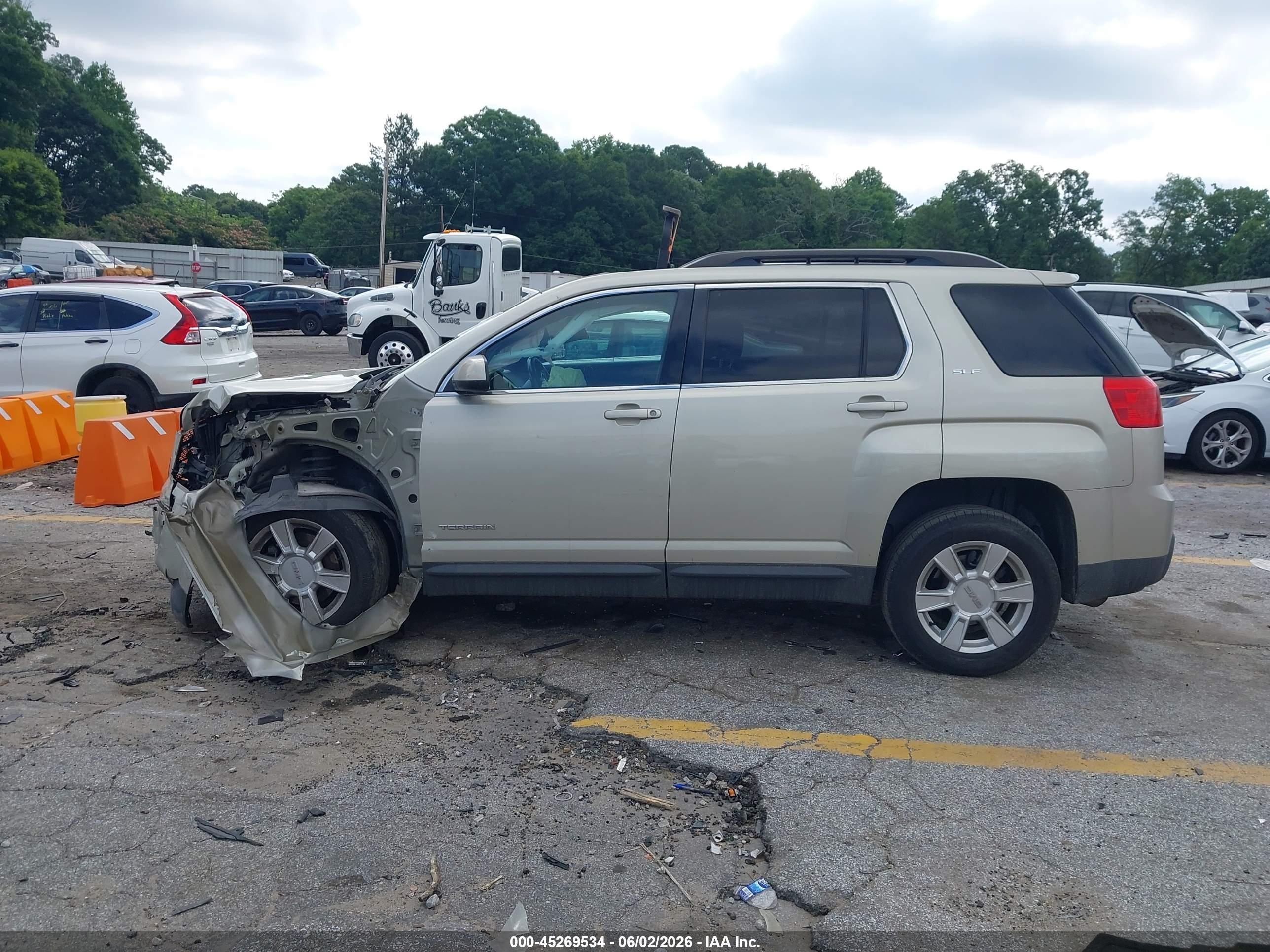 2013 Gmc Terrain Sle-2 Beige vin: 2GKALSEK3D6330864