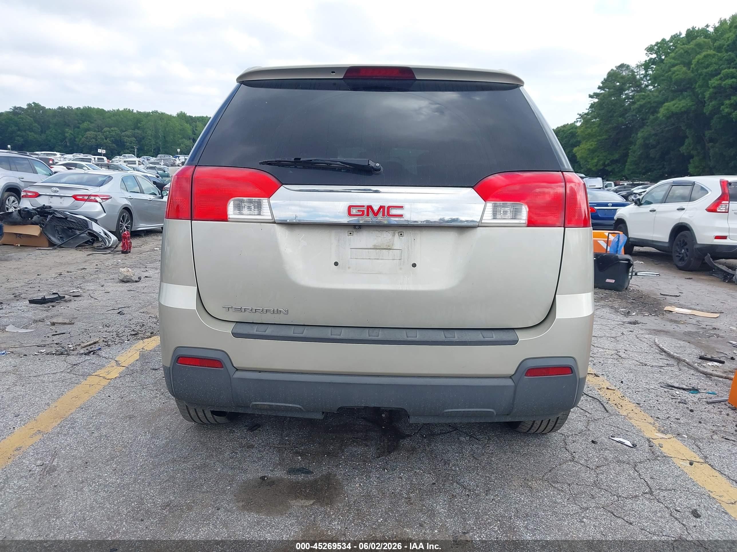 2013 Gmc Terrain Sle-2 Beige vin: 2GKALSEK3D6330864