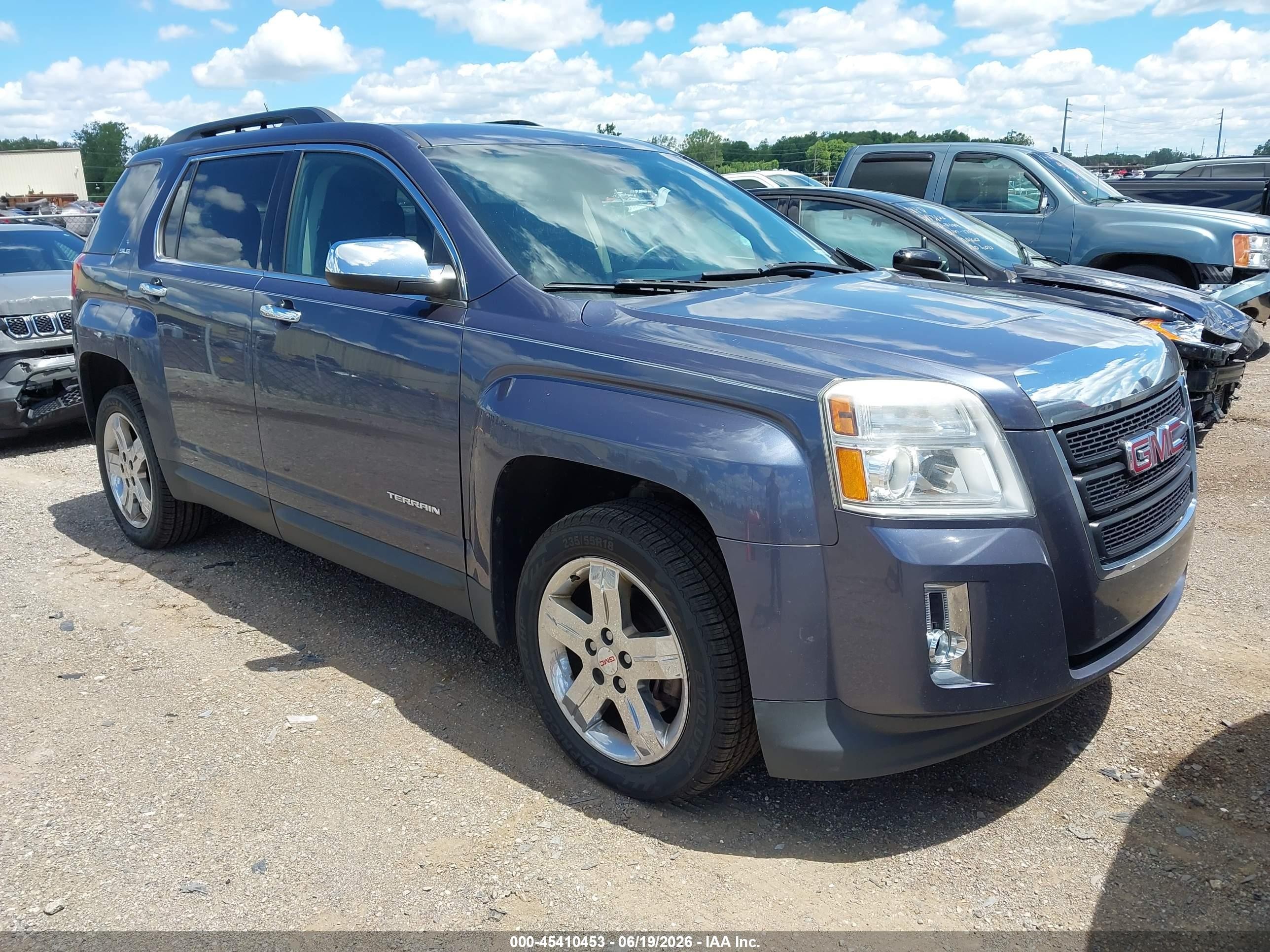 2013 Gmc Terrain Sle-2 Blue vin: 2GKALSEK3D6367302