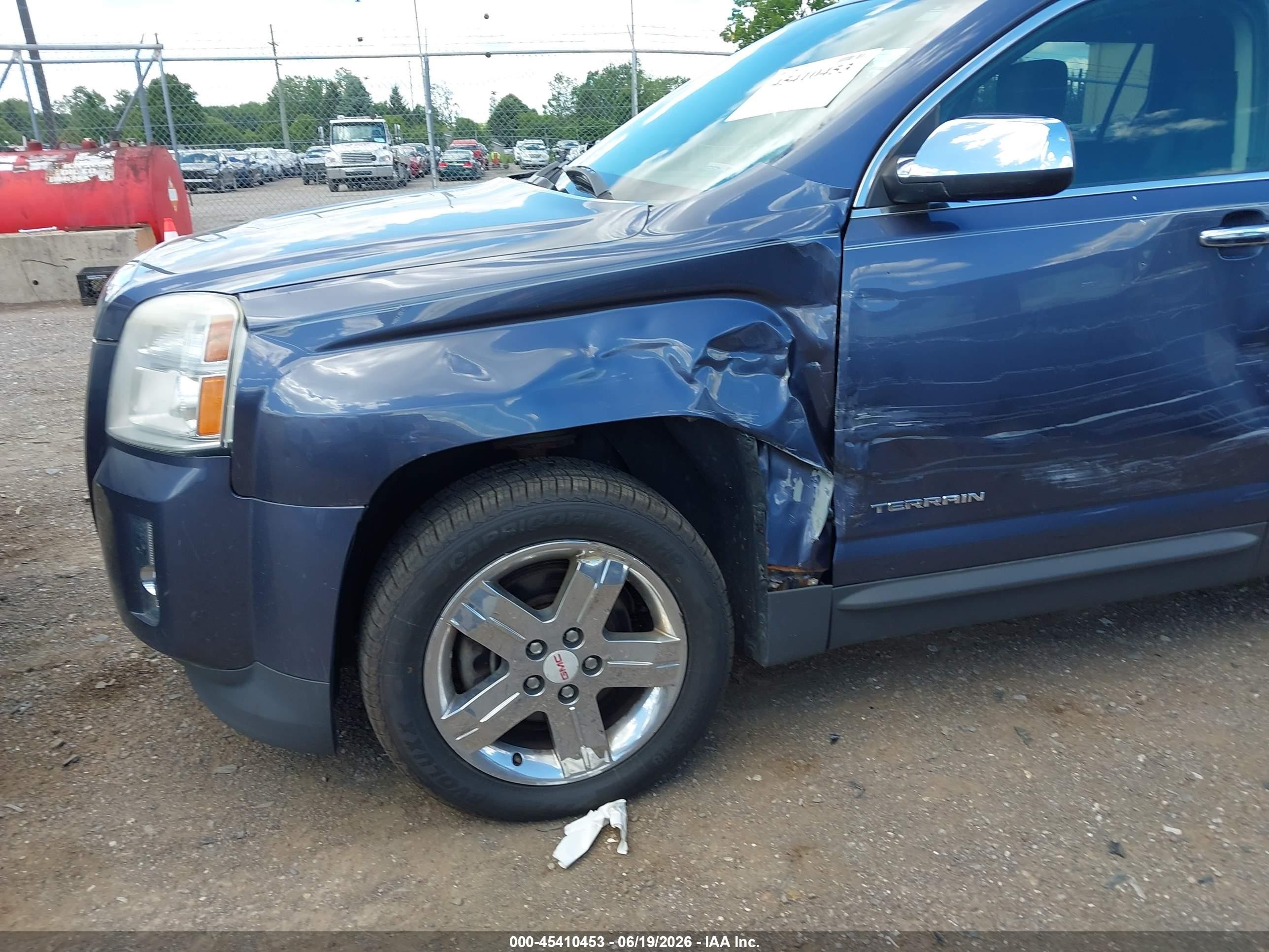 2013 Gmc Terrain Sle-2 Blue vin: 2GKALSEK3D6367302