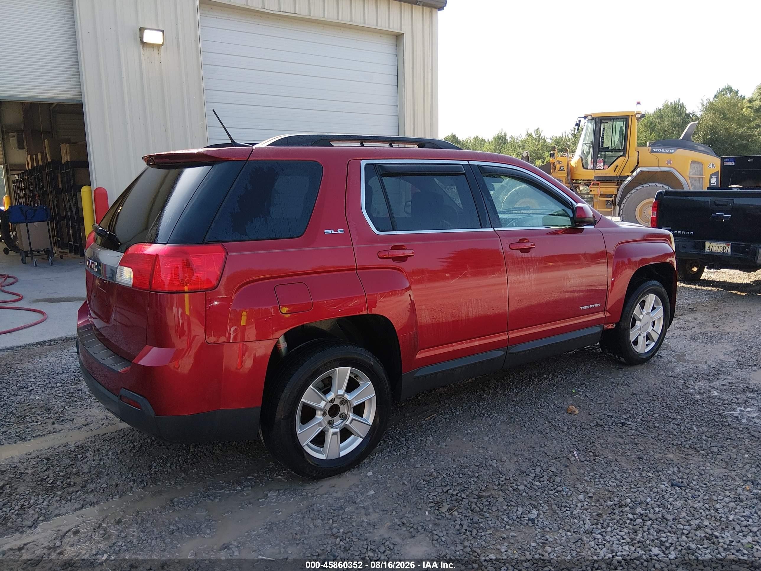 2013 Gmc Terrain Sle-2 Red vin: 2GKALSEK3D6425098