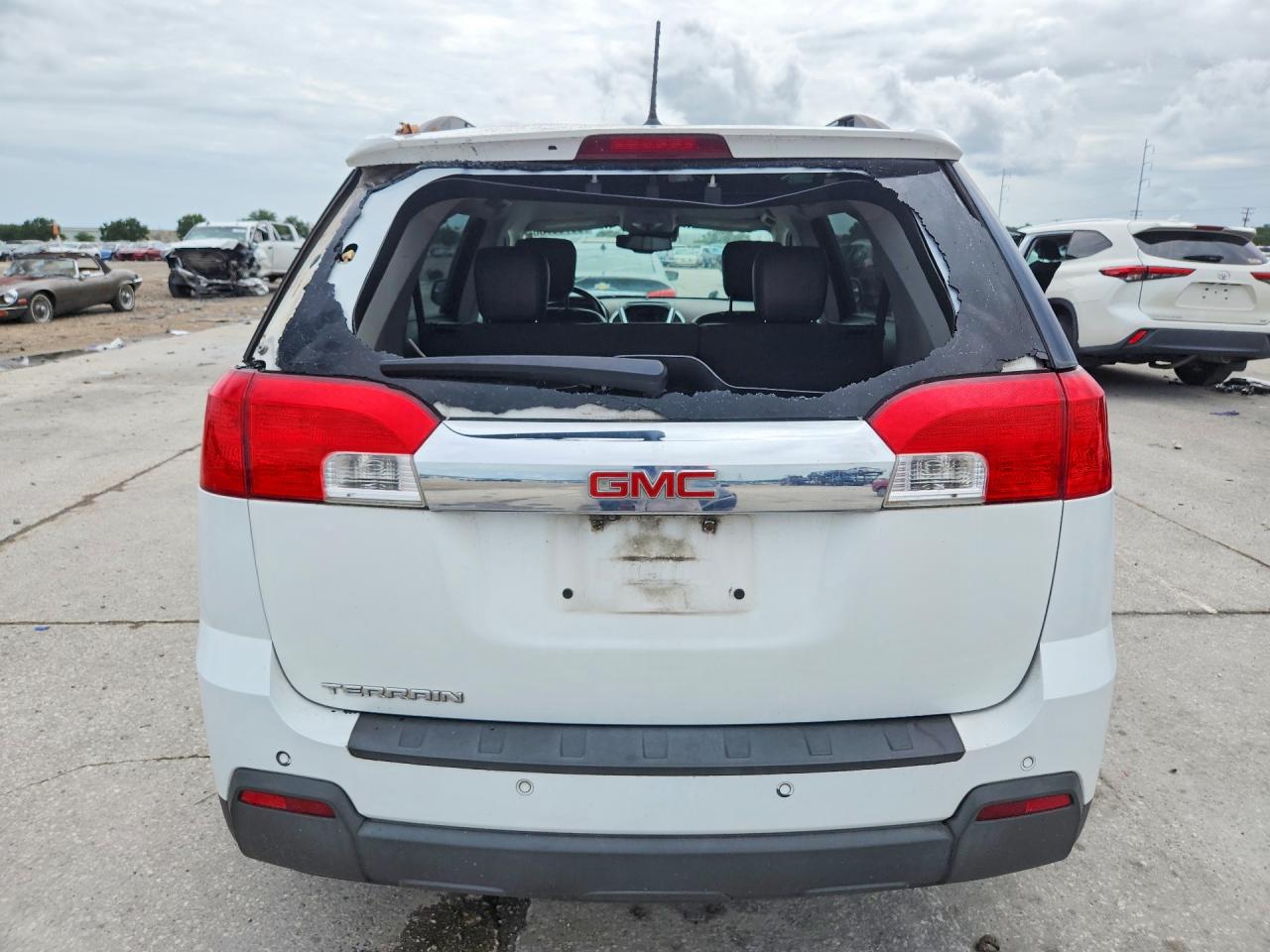 2014 Gmc Terrain Slt White vin: 2GKALSEK3E6299455