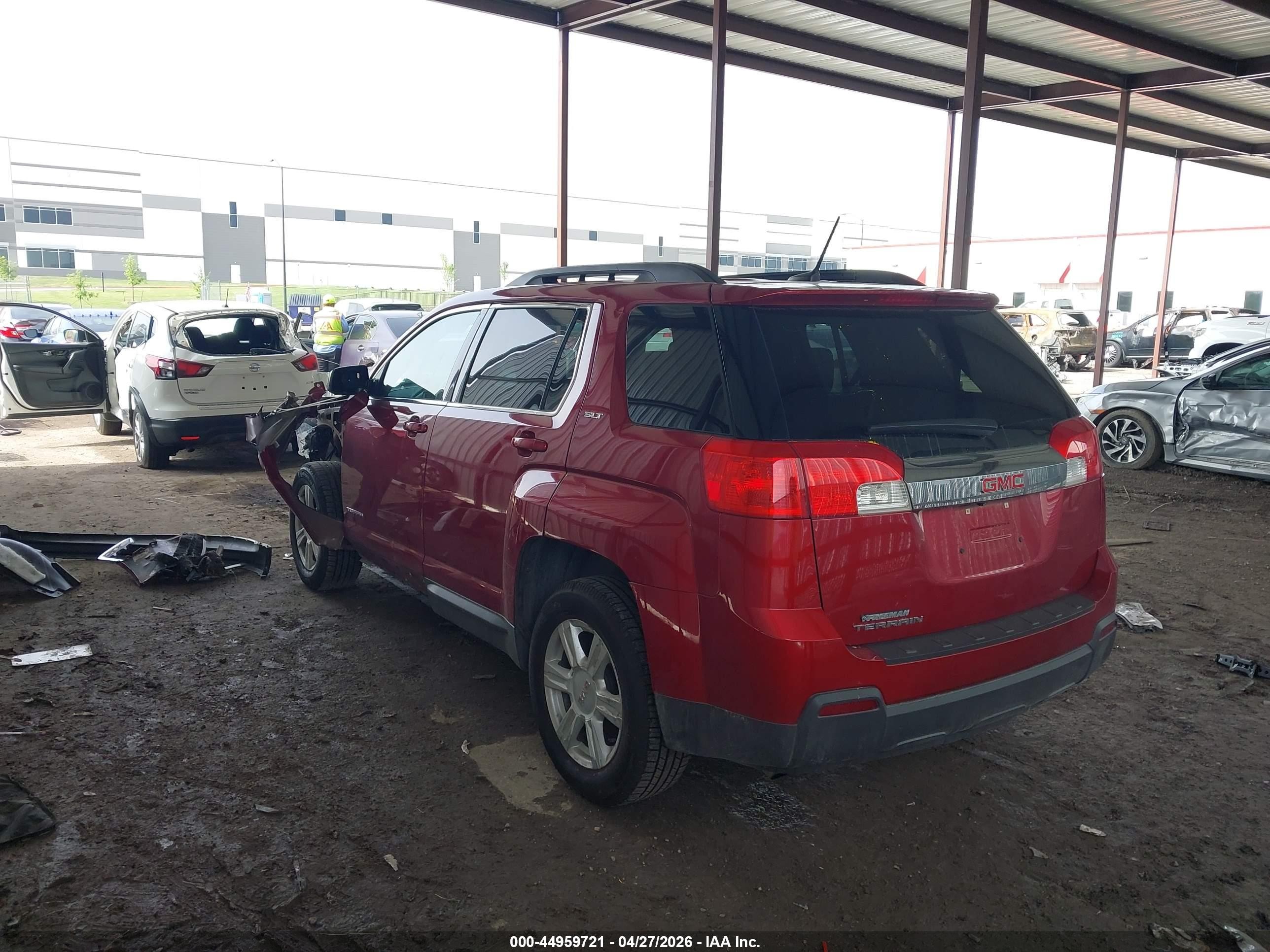 2014 Gmc Terrain Slt-1 Red vin: 2GKALSEK3E6303522