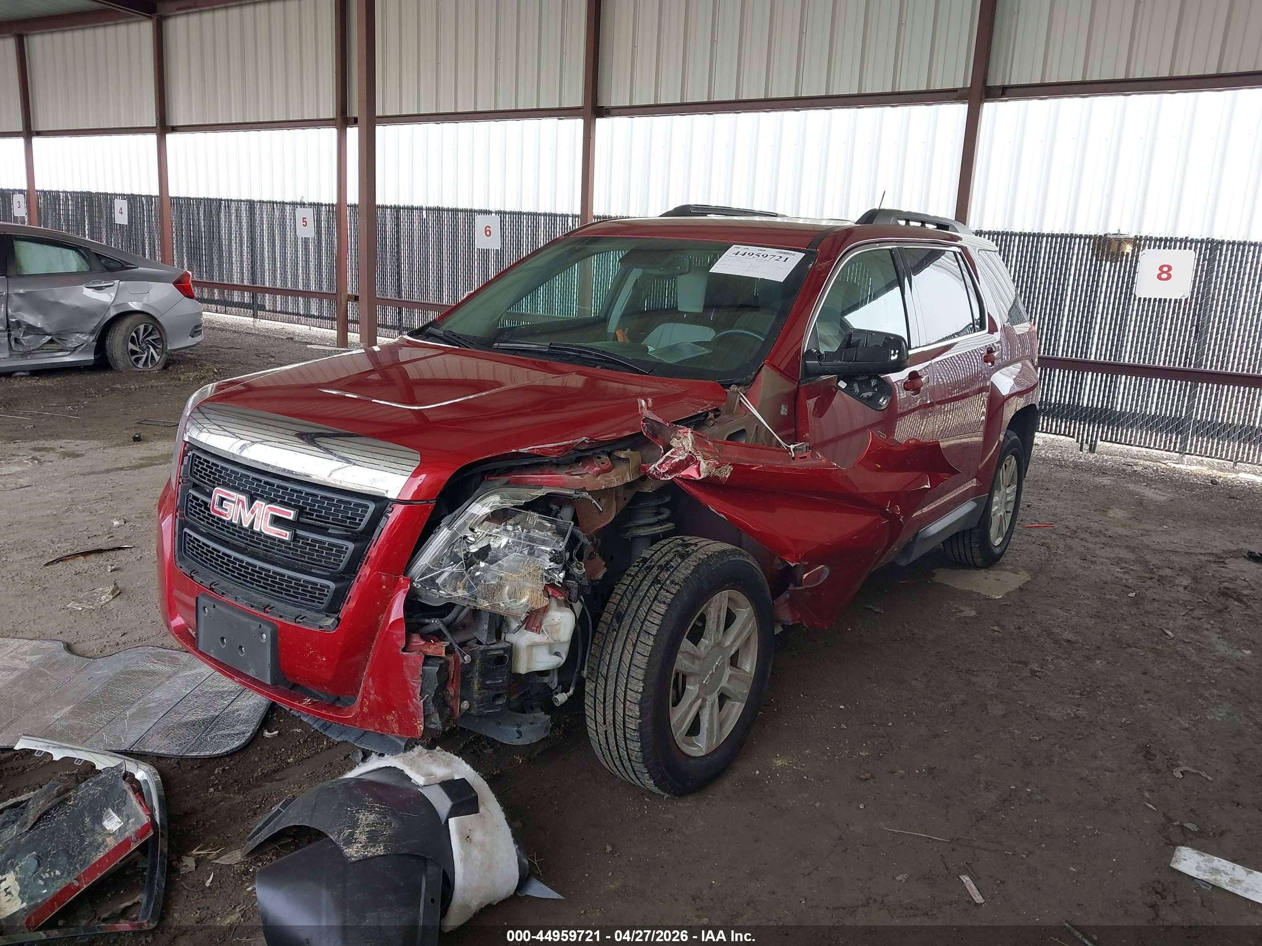 2014 Gmc Terrain Slt-1 Red vin: 2GKALSEK3E6303522