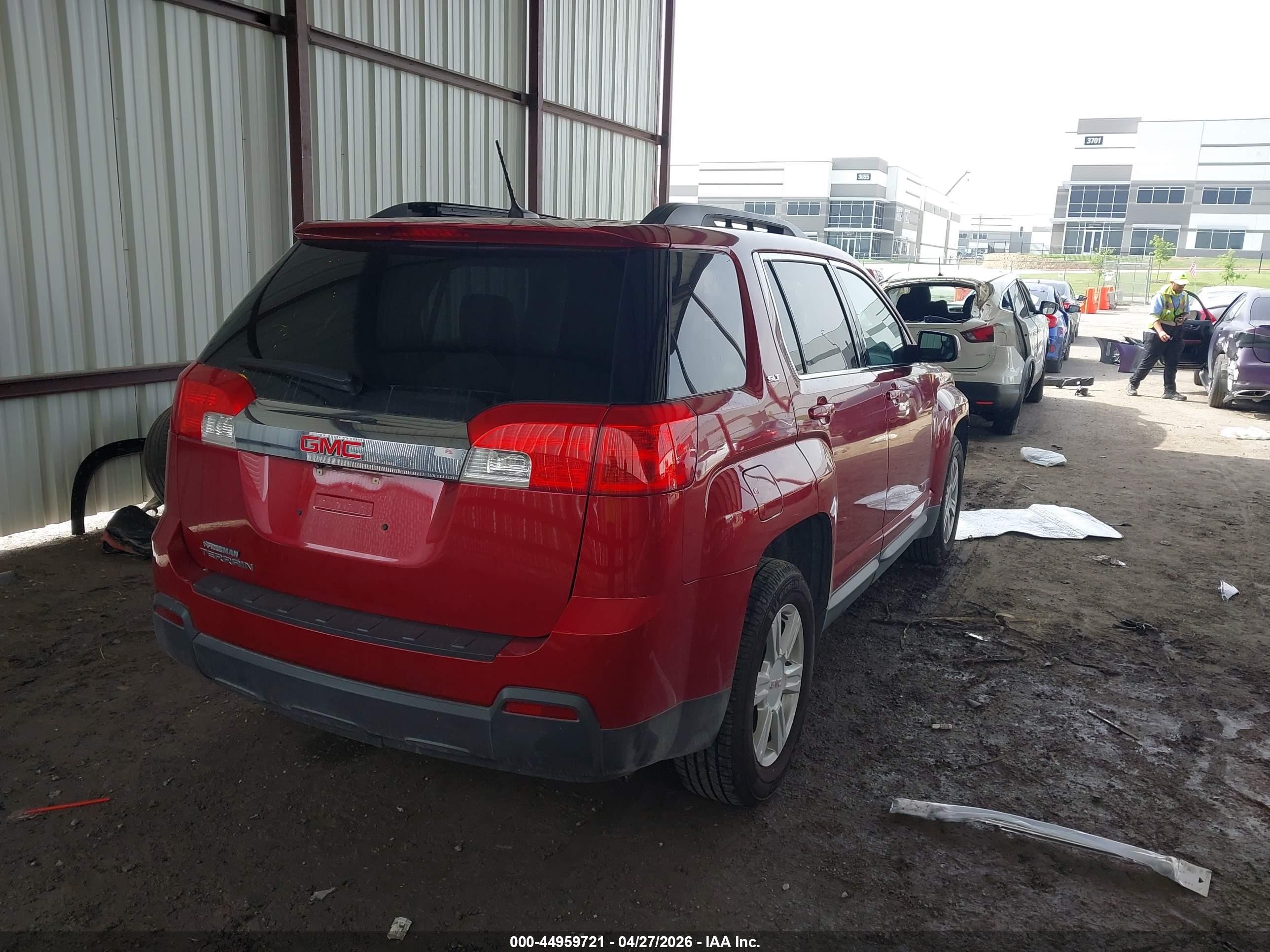 2014 Gmc Terrain Slt-1 Red vin: 2GKALSEK3E6303522