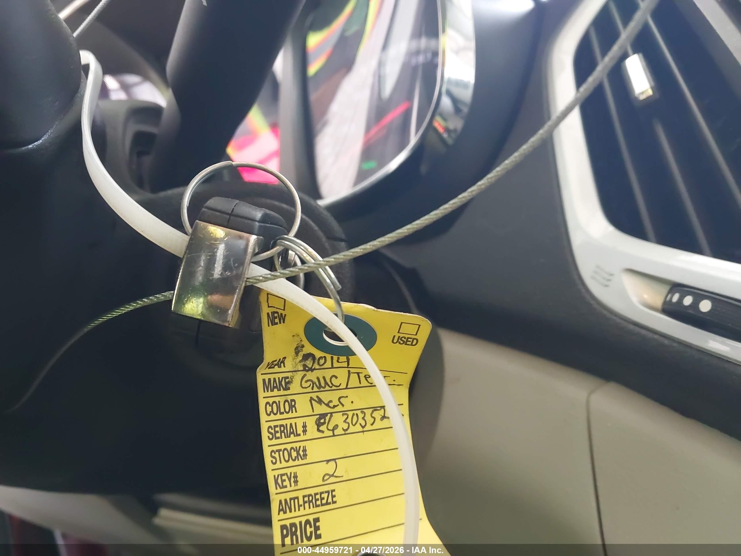 2014 Gmc Terrain Slt-1 Red vin: 2GKALSEK3E6303522