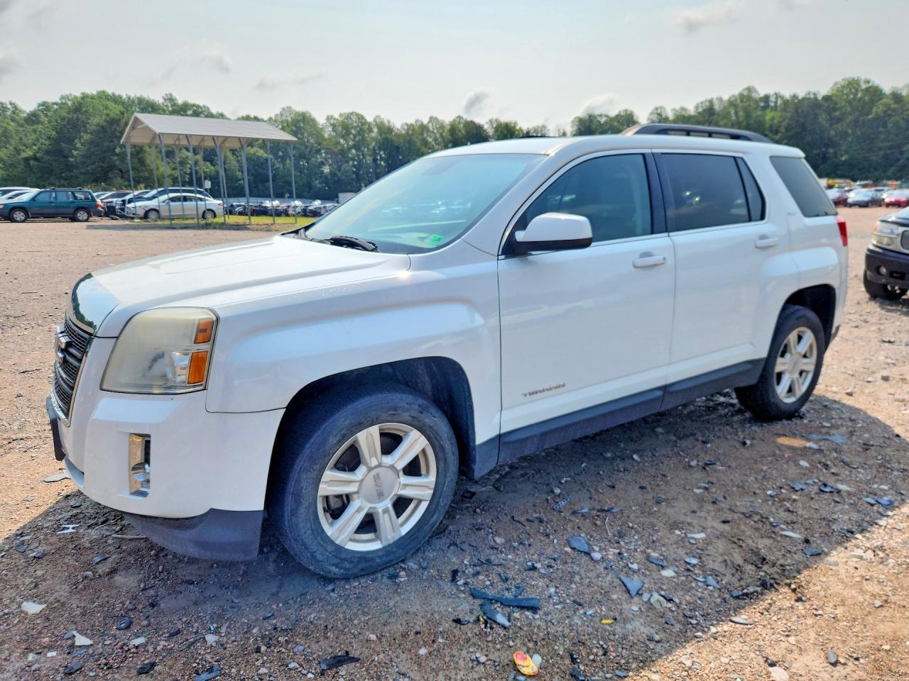 2015 Gmc Terrain Slt White vin: 2GKALSEK3F6361082