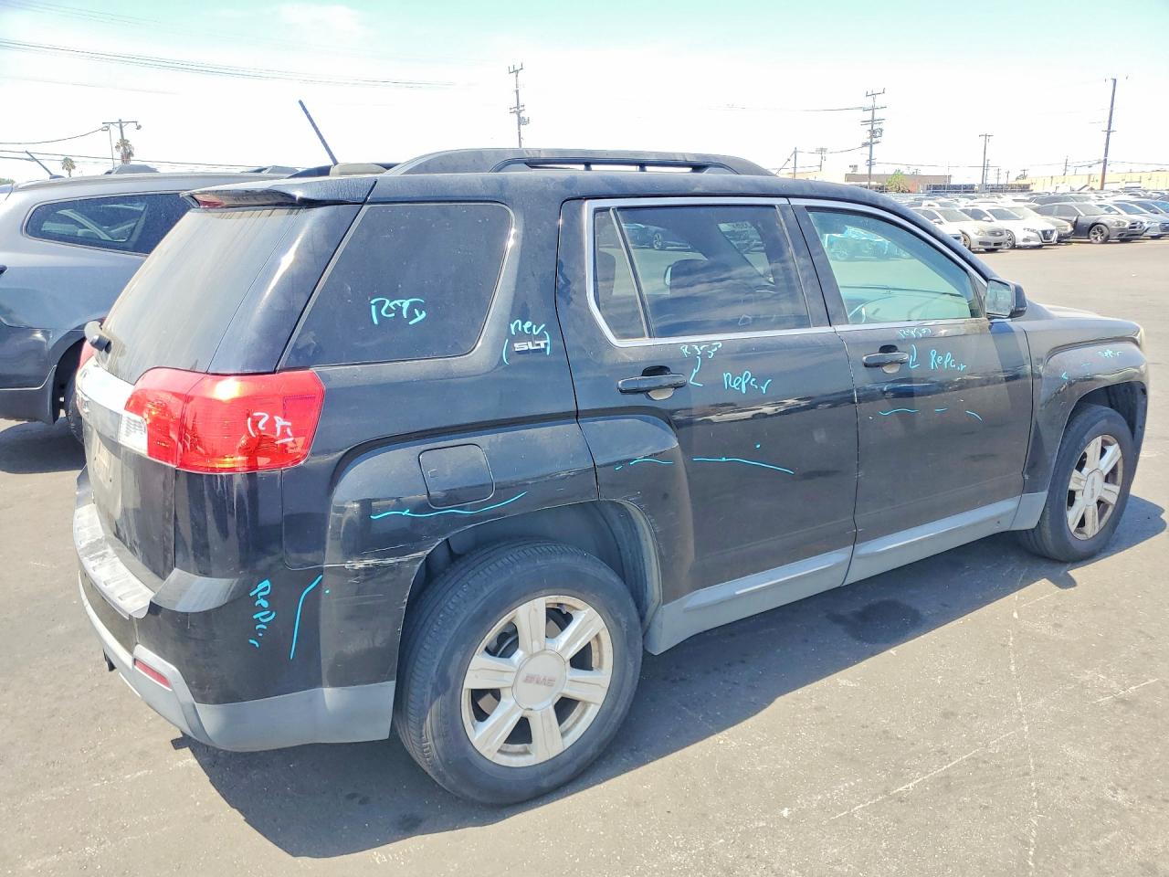 2015 Gmc Terrain Slt Black vin: 2GKALSEK3F6362121