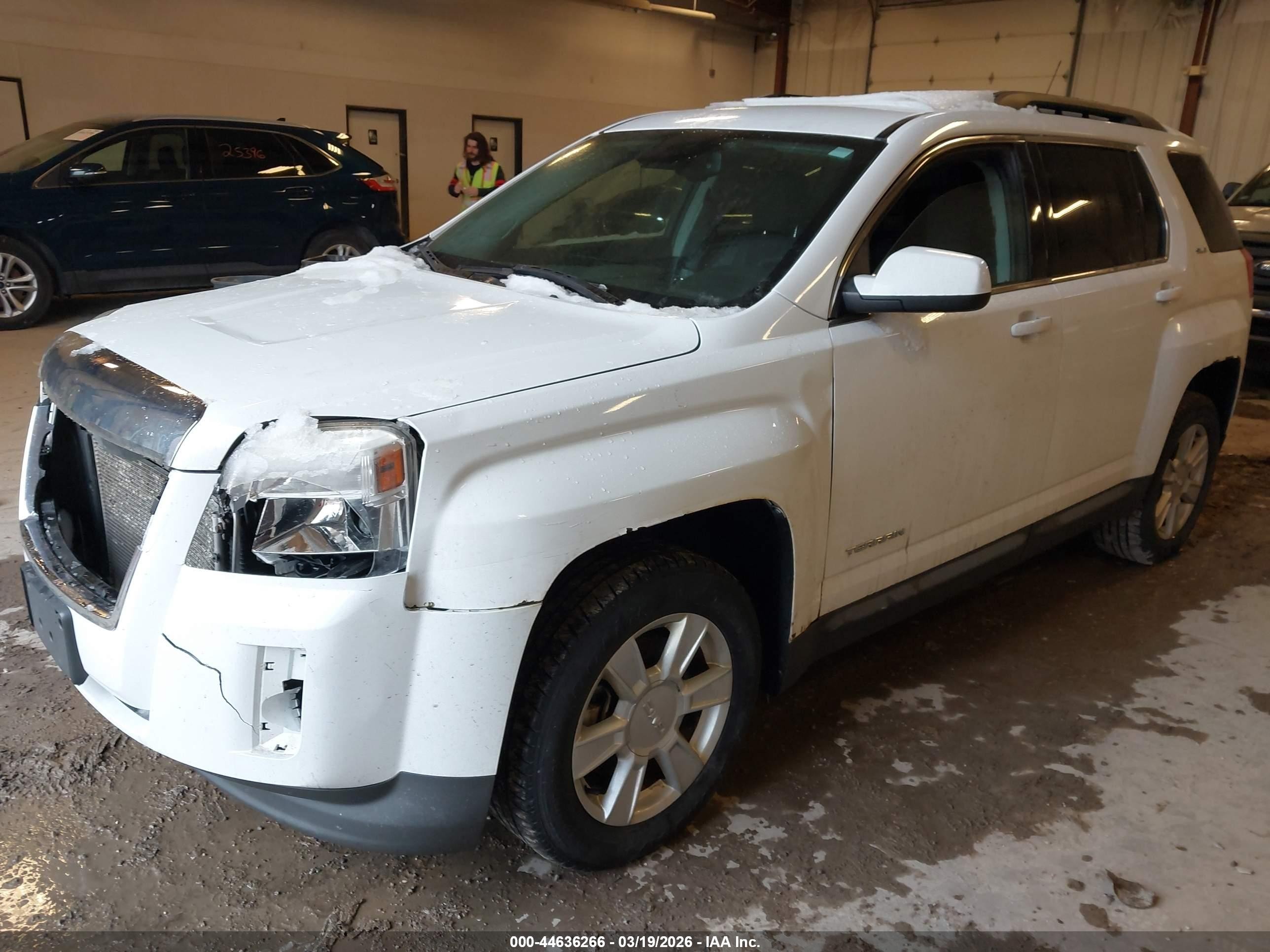 2012 Gmc Terrain Sle-2 White vin: 2GKALSEK4C6392305