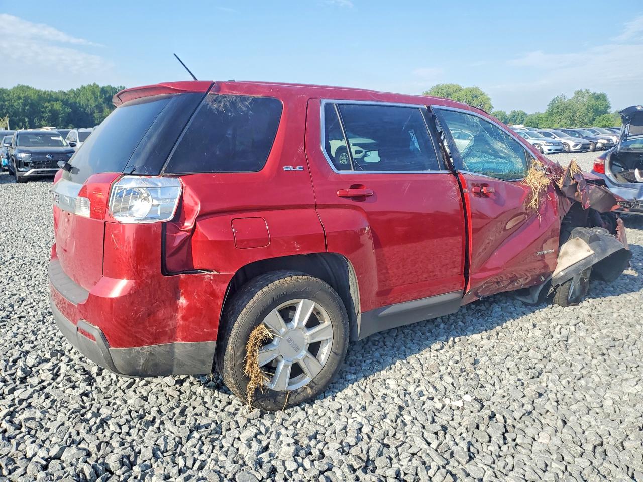 2013 Gmc Terrain Sle Красный vin: 2GKALSEK4D6432321