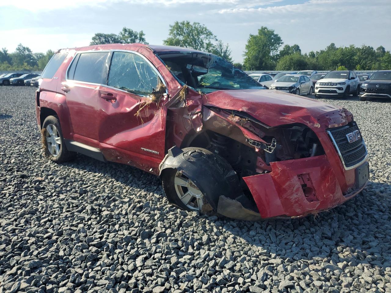 2013 Gmc Terrain Sle Красный vin: 2GKALSEK4D6432321