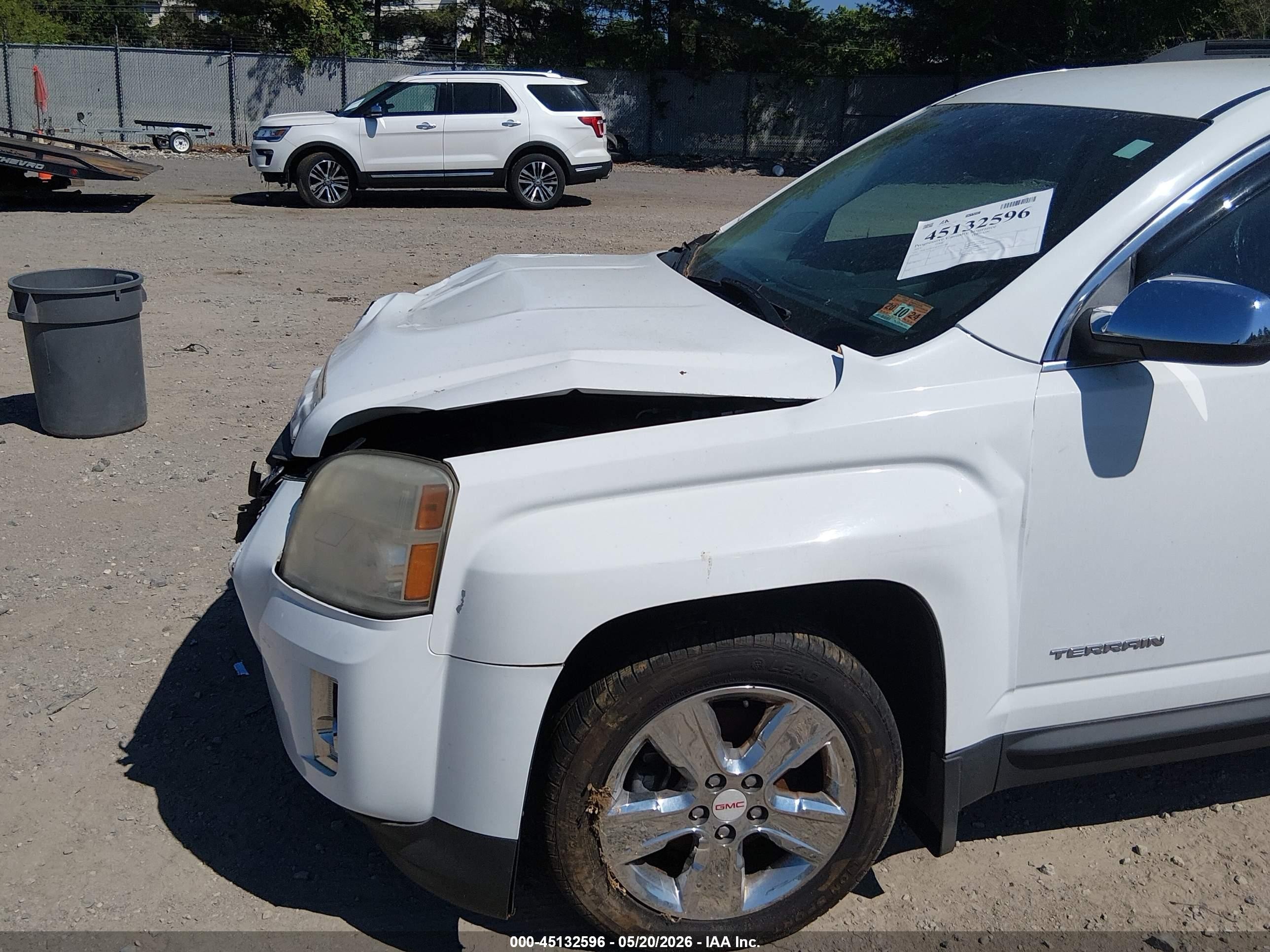 2015 Gmc Terrain Slt-1 White vin: 2GKALSEK4F6245180