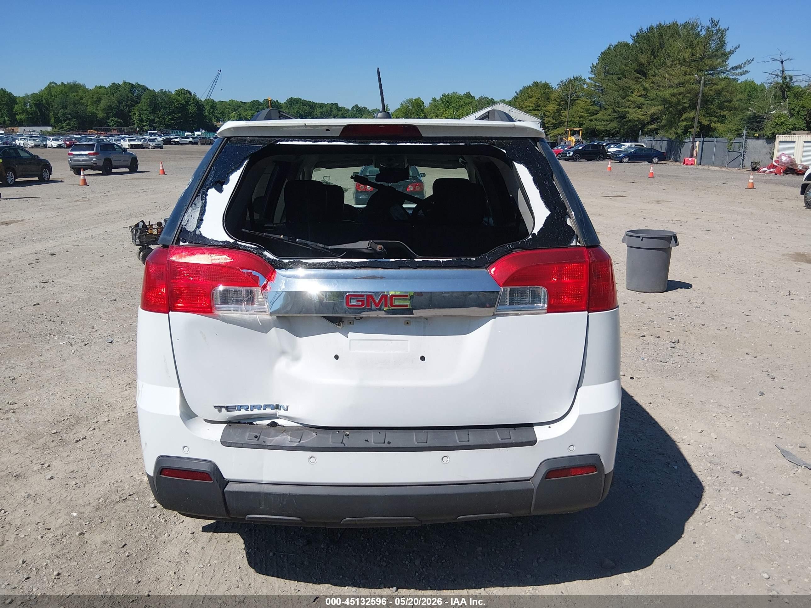2015 Gmc Terrain Slt-1 White vin: 2GKALSEK4F6245180
