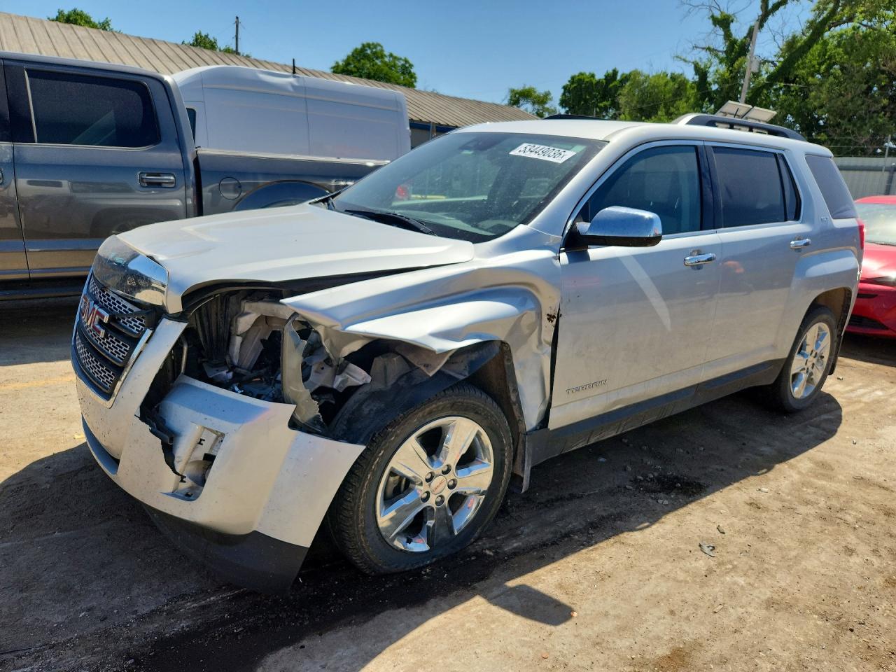 2015 Gmc Terrain Slt Silver vin: 2GKALSEK4F6248841