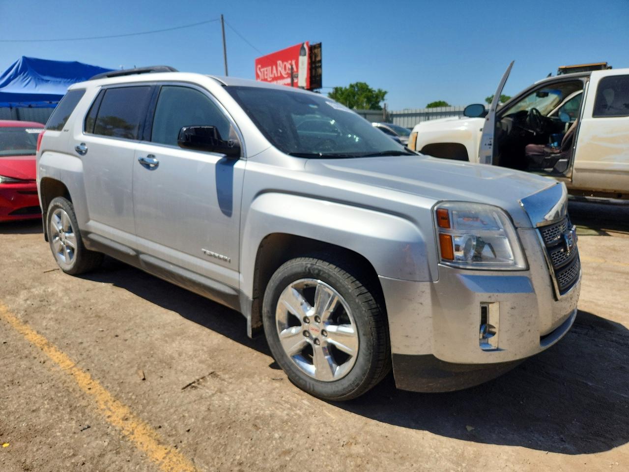 2015 Gmc Terrain Slt Silver vin: 2GKALSEK4F6248841