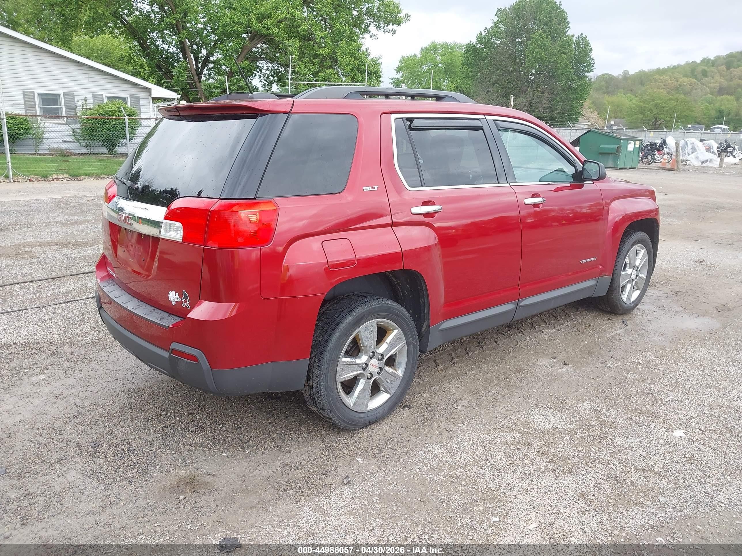 2015 Gmc Terrain Slt-1 Красный vin: 2GKALSEK4F6260469