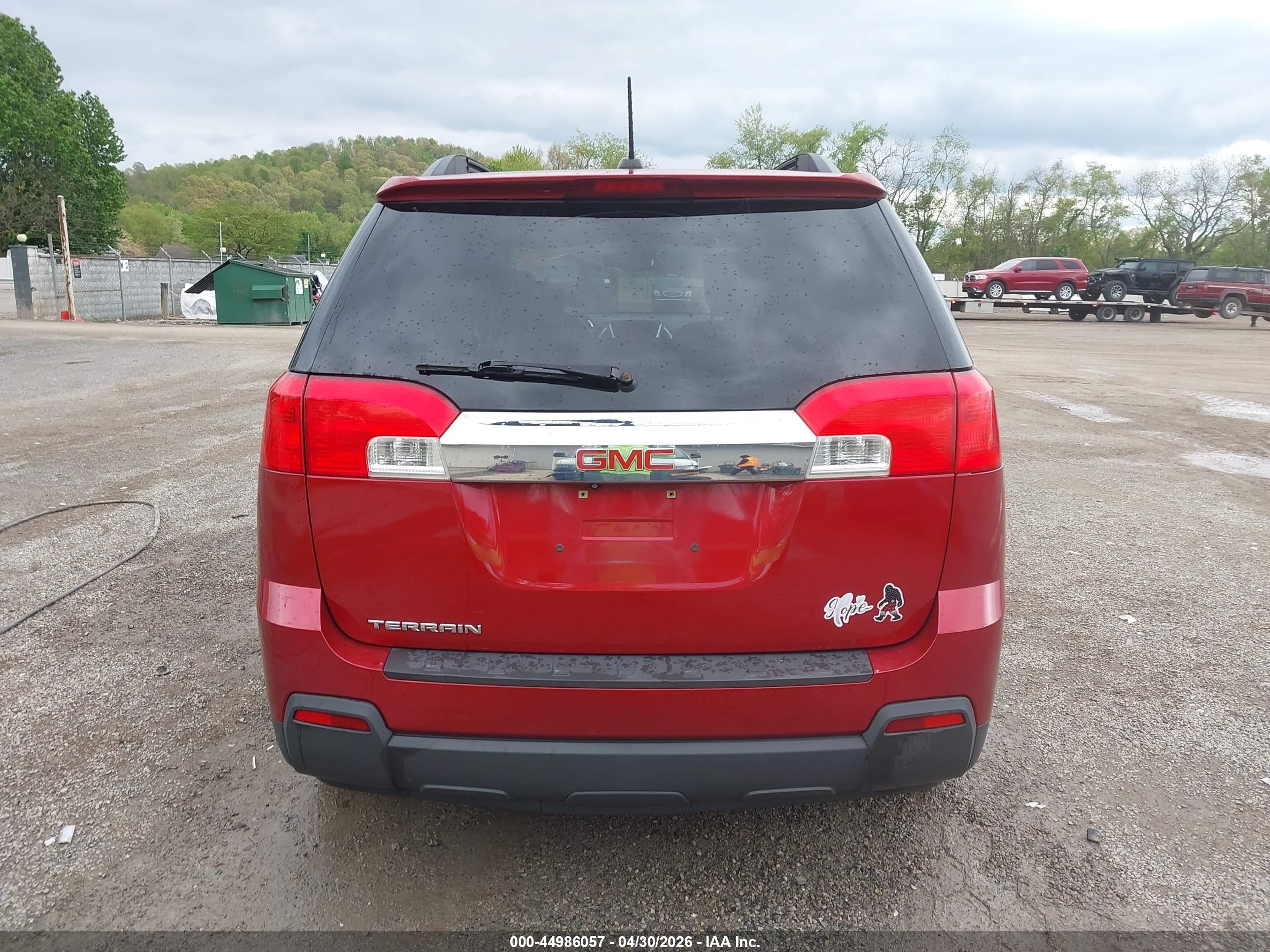 2015 Gmc Terrain Slt-1 Красный vin: 2GKALSEK4F6260469