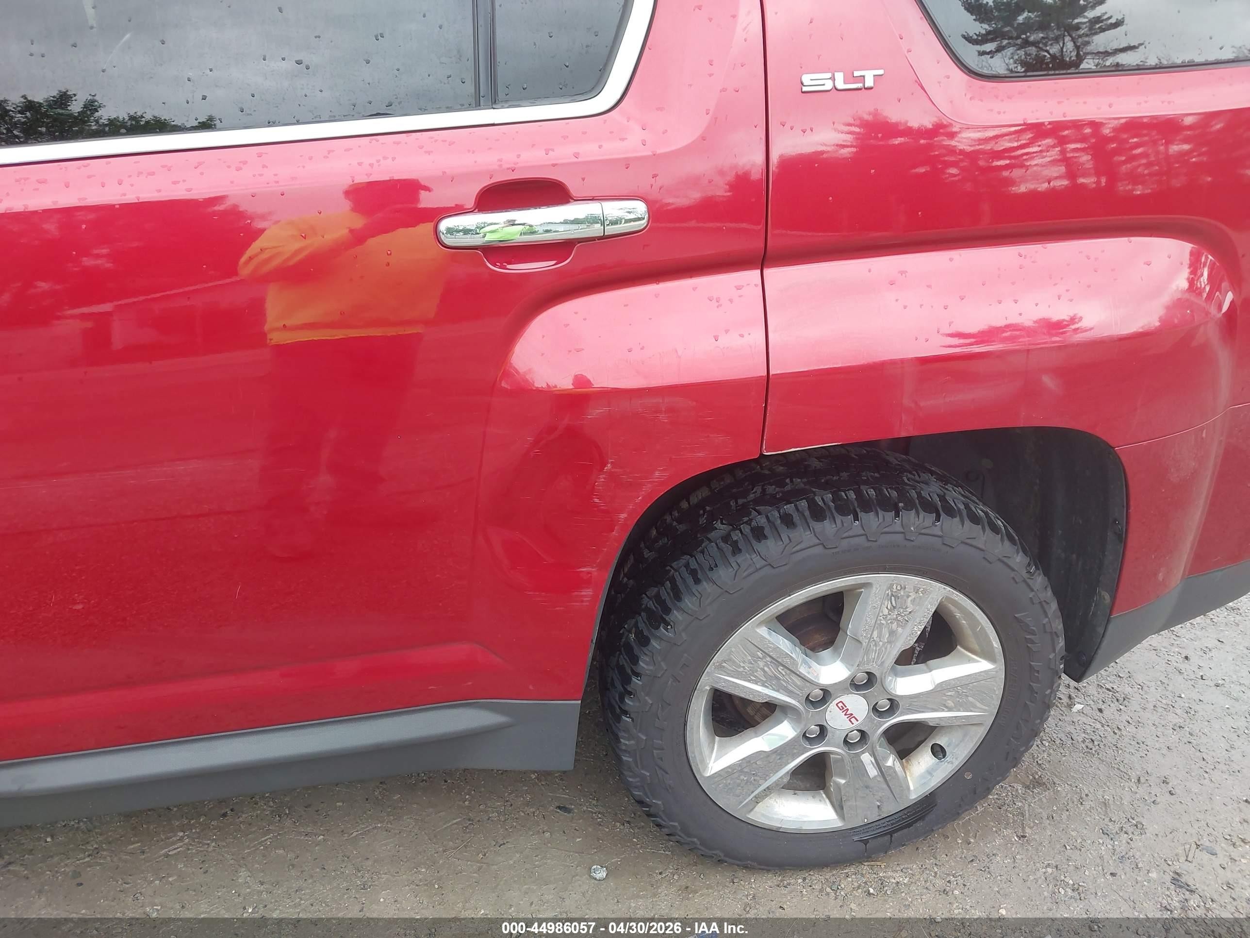 2015 Gmc Terrain Slt-1 Красный vin: 2GKALSEK4F6260469