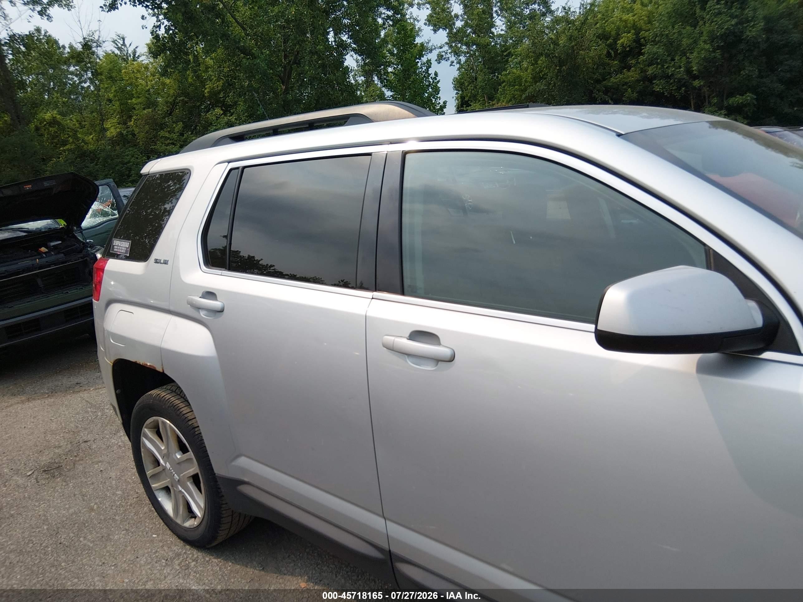 2012 Gmc Terrain Sle-2 Серебряный vin: 2GKALSEK5C6266650