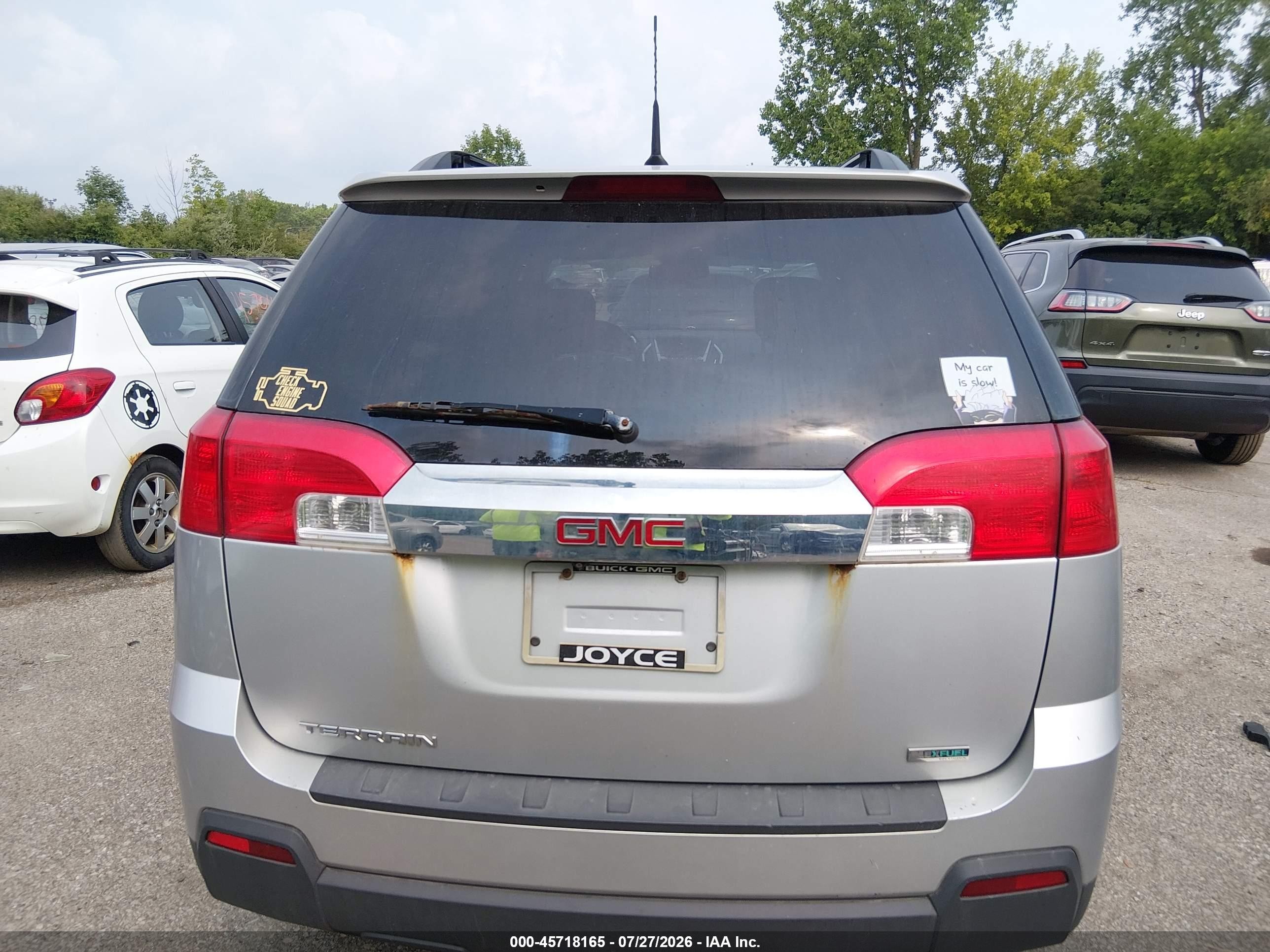 2012 Gmc Terrain Sle-2 Серебряный vin: 2GKALSEK5C6266650