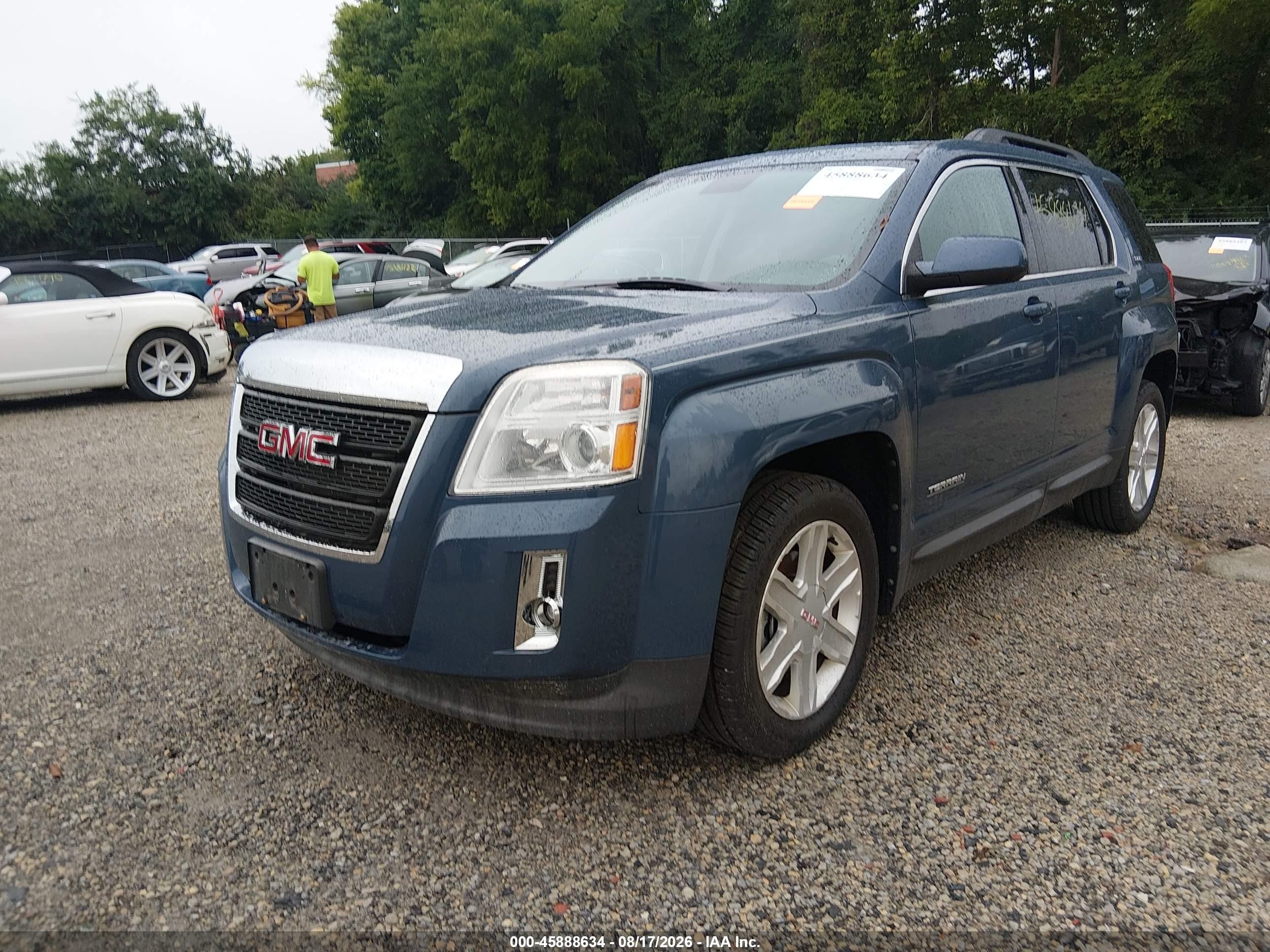 2012 Gmc Terrain Sle-2 Blue vin: 2GKALSEK5C6289460