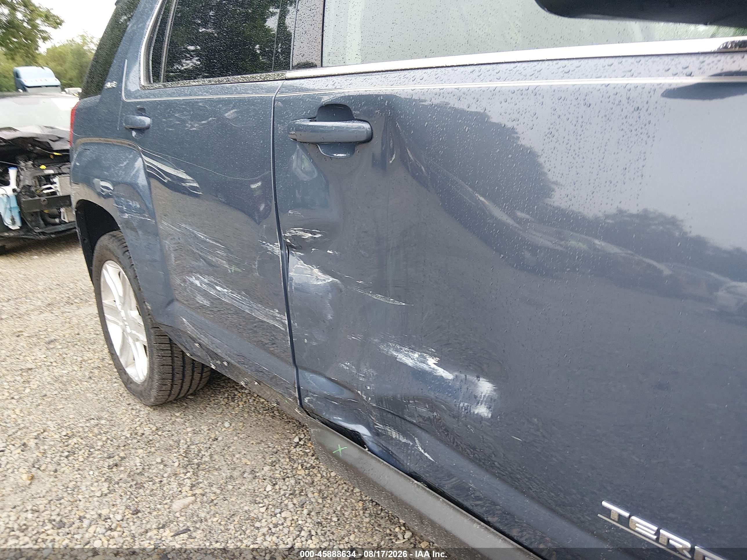 2012 Gmc Terrain Sle-2 Blue vin: 2GKALSEK5C6289460