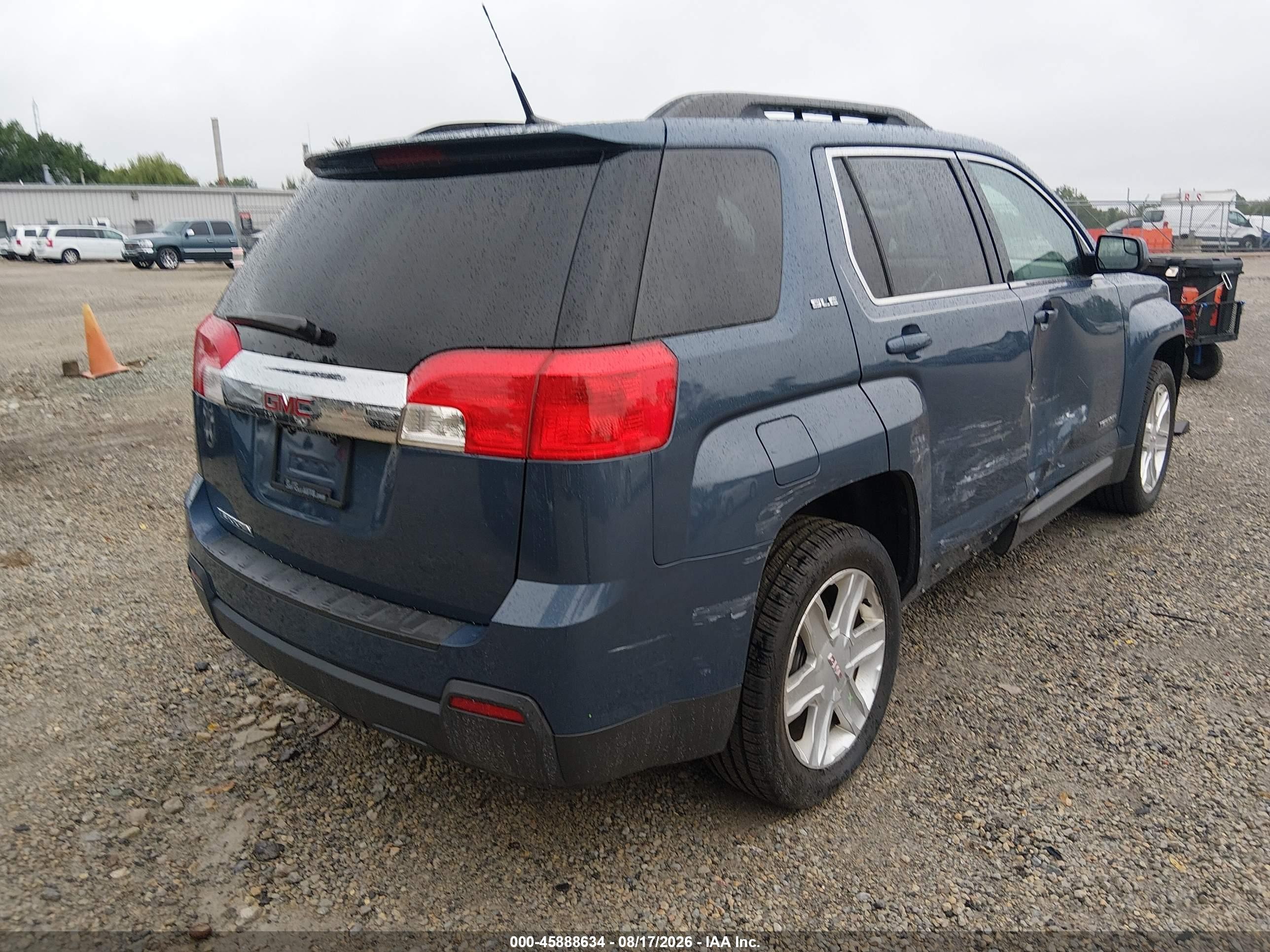 2012 Gmc Terrain Sle-2 Blue vin: 2GKALSEK5C6289460